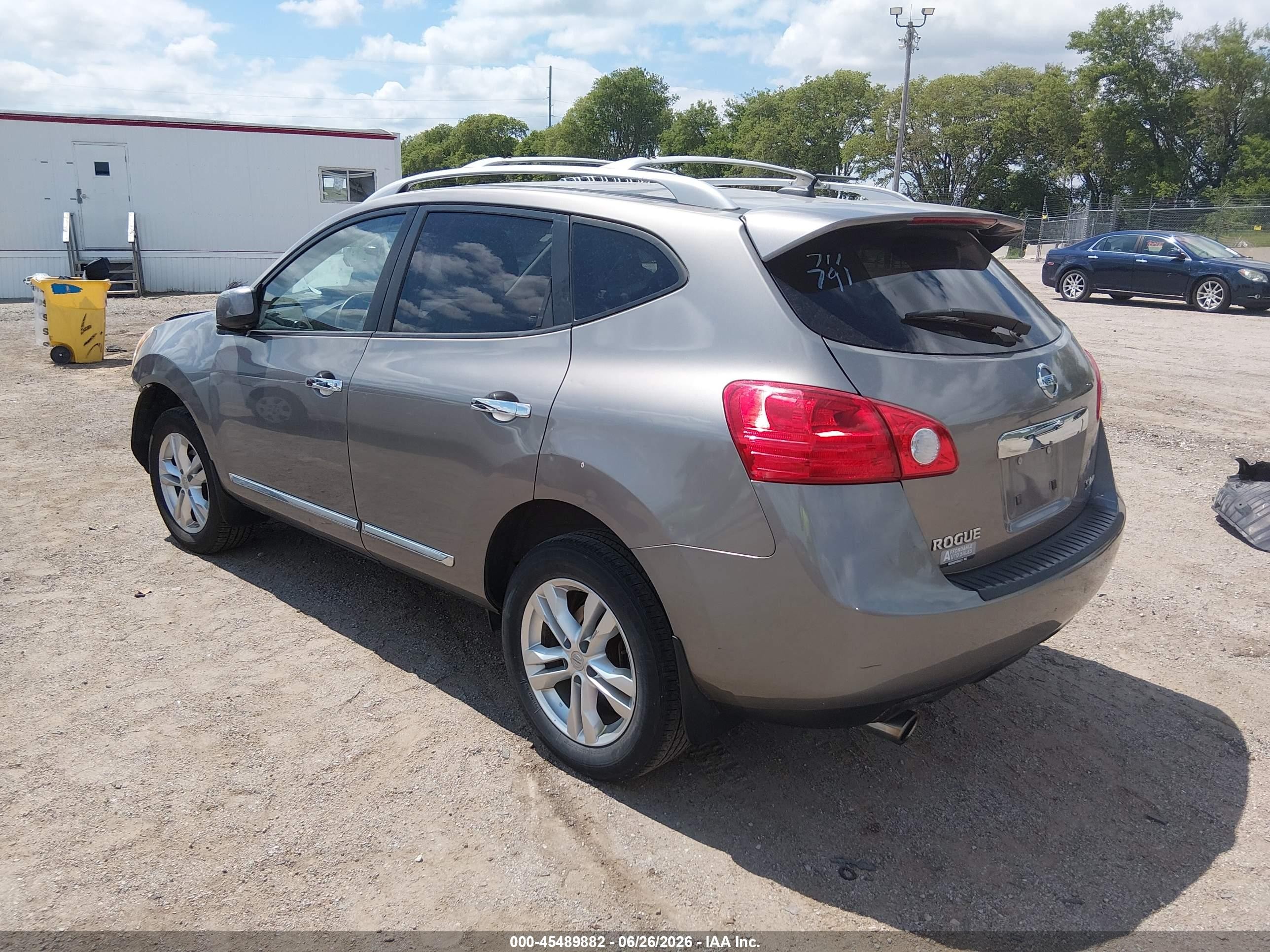 2013 Nissan Rogue Sv Gray vin: JN8AS5MV7DW647004