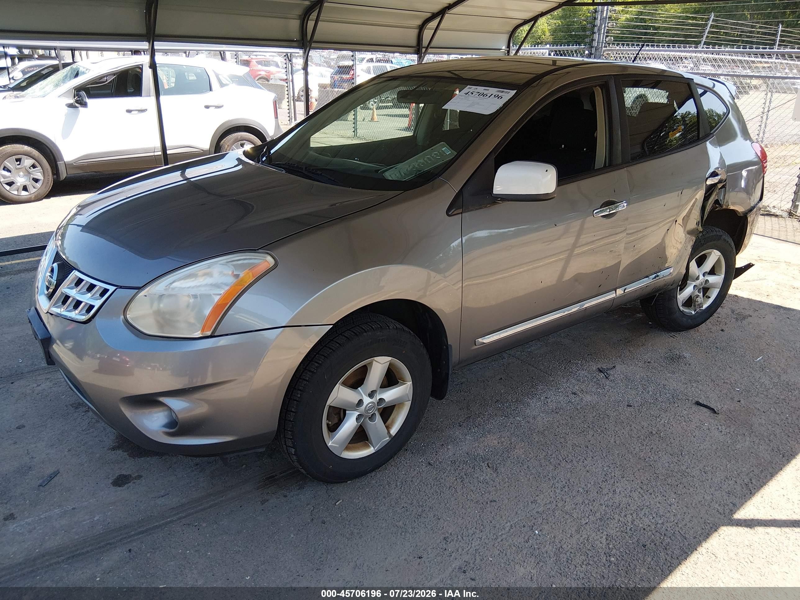 2013 Nissan Rogue S Gold vin: JN8AS5MV7DW656091