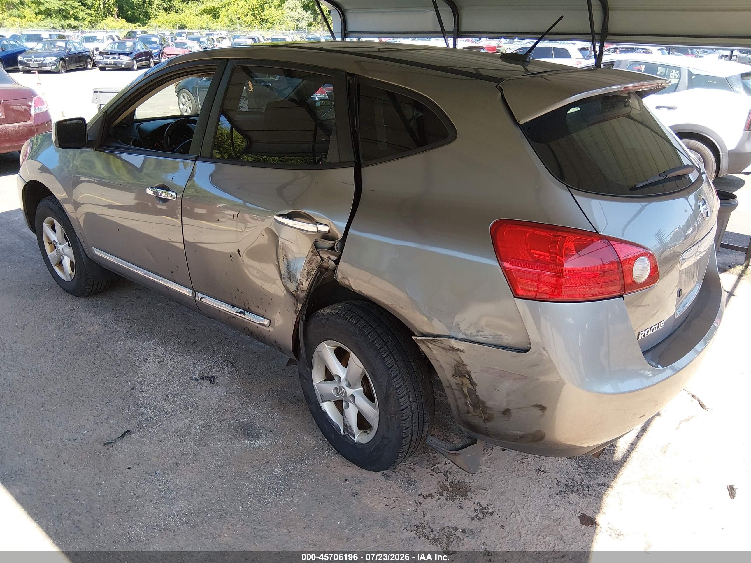 2013 Nissan Rogue S Gold vin: JN8AS5MV7DW656091