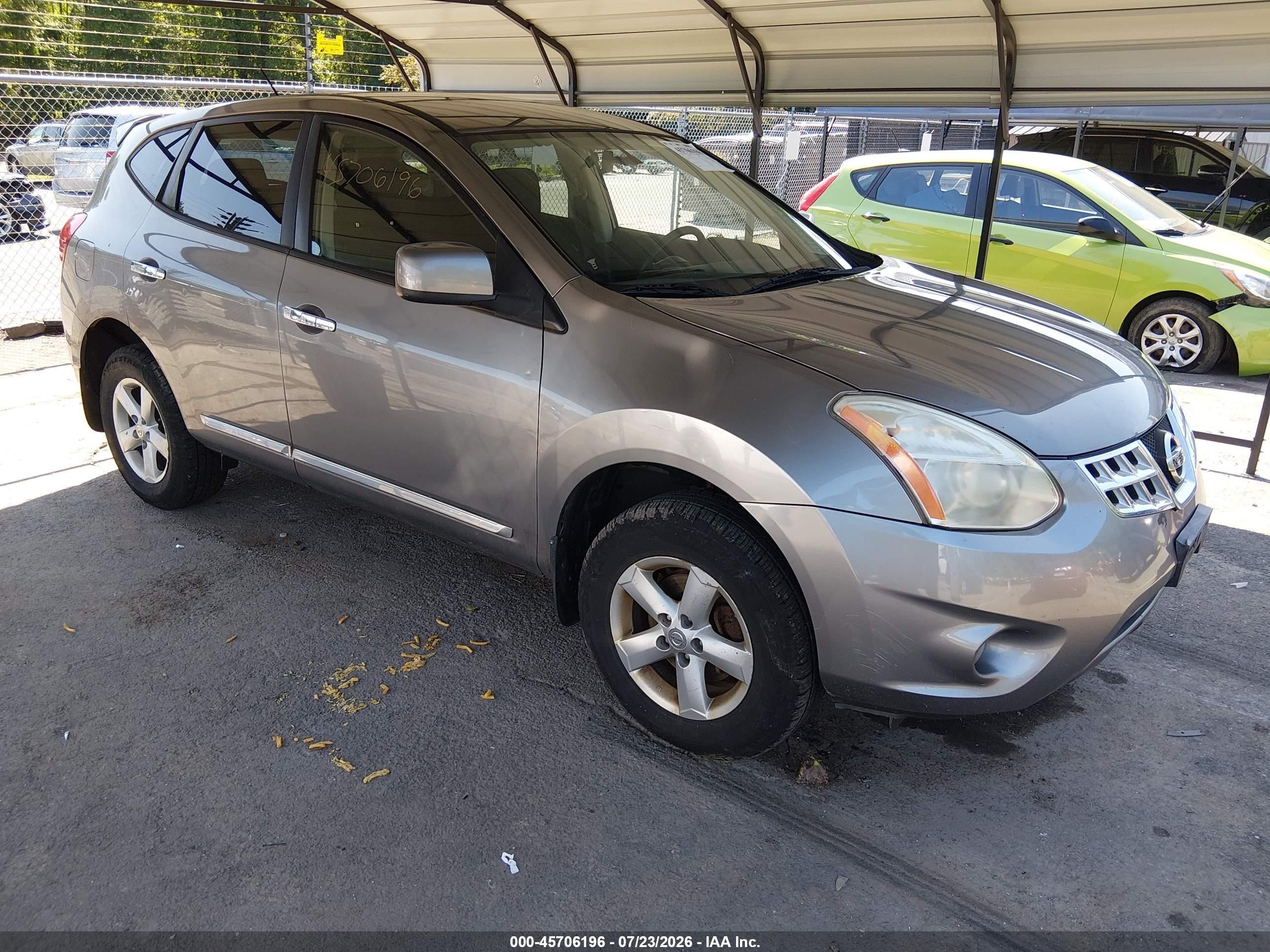 2013 Nissan Rogue S Gold vin: JN8AS5MV7DW656091