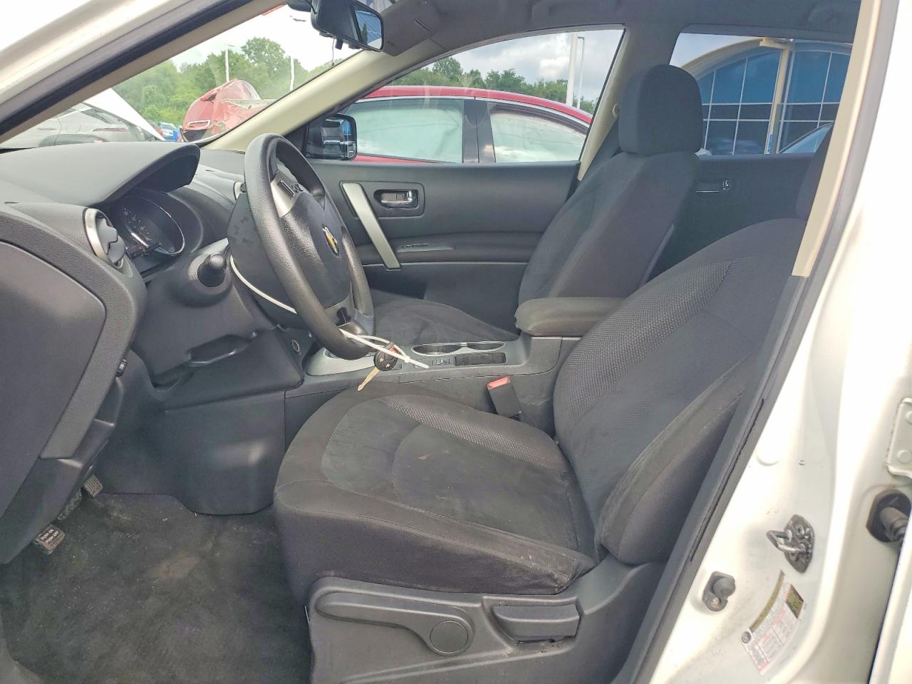 2013 Nissan Rogue S White vin: JN8AS5MV7DW656592