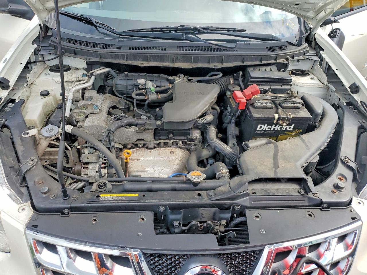 2013 Nissan Rogue S White vin: JN8AS5MV7DW656592