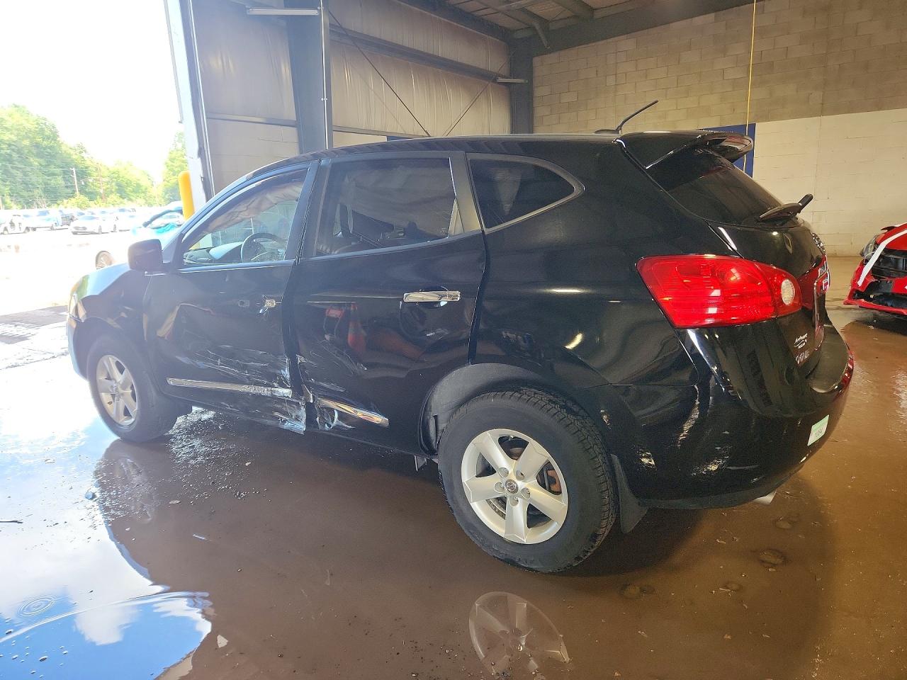 2013 Nissan Rogue S Black vin: JN8AS5MV7DW656768