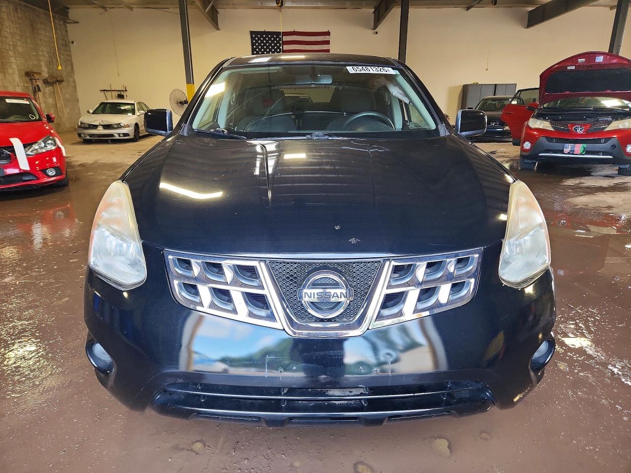 2013 Nissan Rogue S Black vin: JN8AS5MV7DW656768