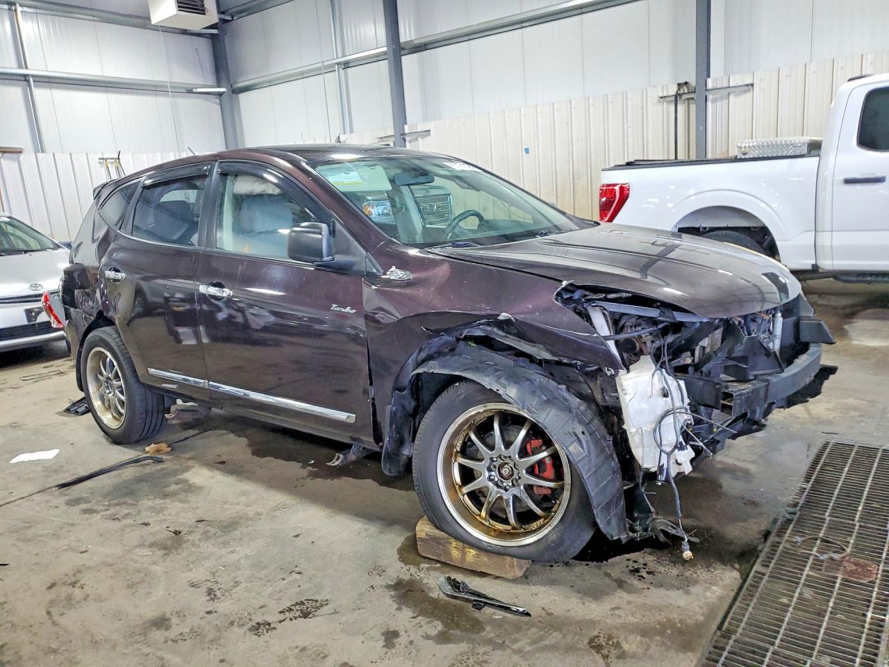 2013 Nissan Rogue S Purple vin: JN8AS5MV7DW659010