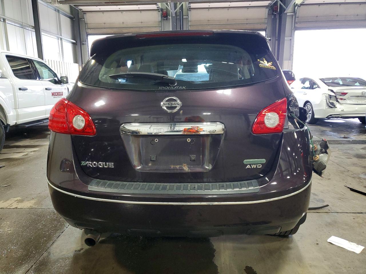 2013 Nissan Rogue S Purple vin: JN8AS5MV7DW659010