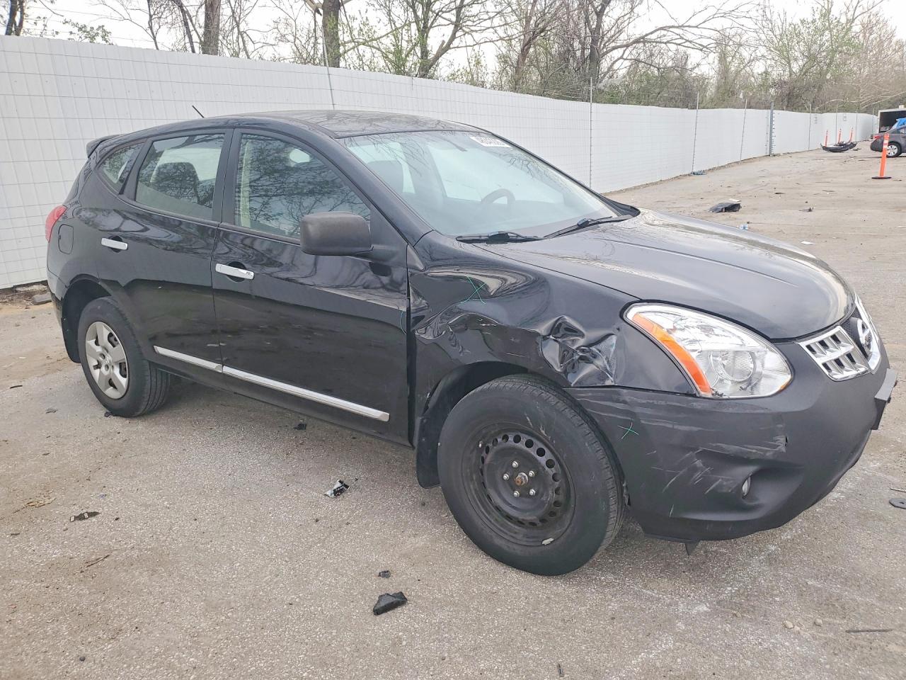 2013 Nissan Rogue S Black vin: JN8AS5MV7DW661789