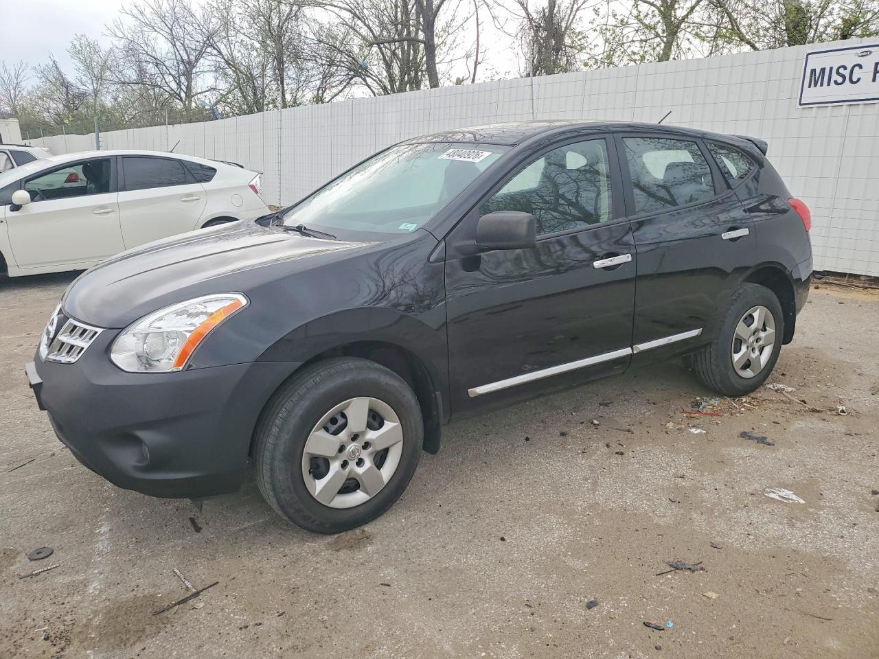 2013 Nissan Rogue S Black vin: JN8AS5MV7DW661789