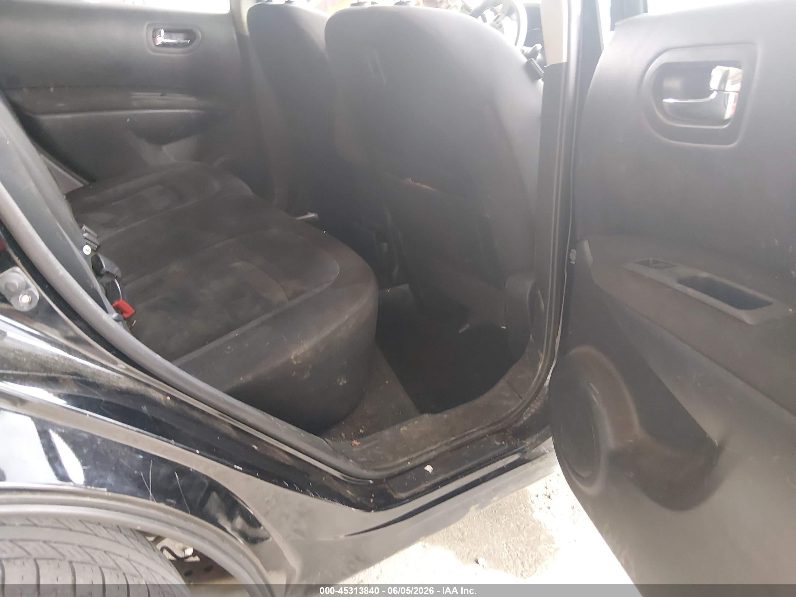 2013 Nissan Rogue S Black vin: JN8AS5MV7DW663736