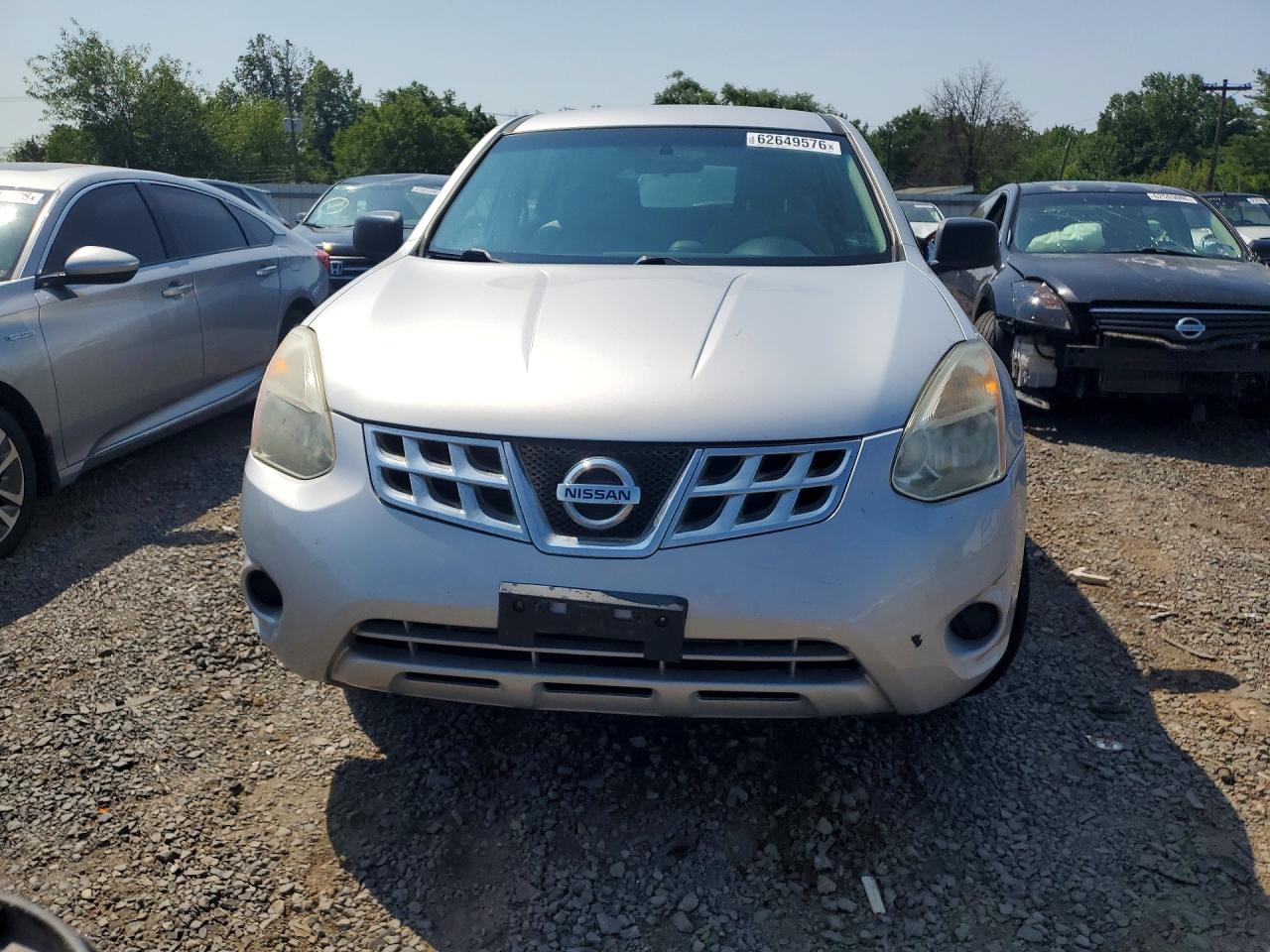 2013 Nissan Rogue S Silver vin: JN8AS5MV7DW665440
