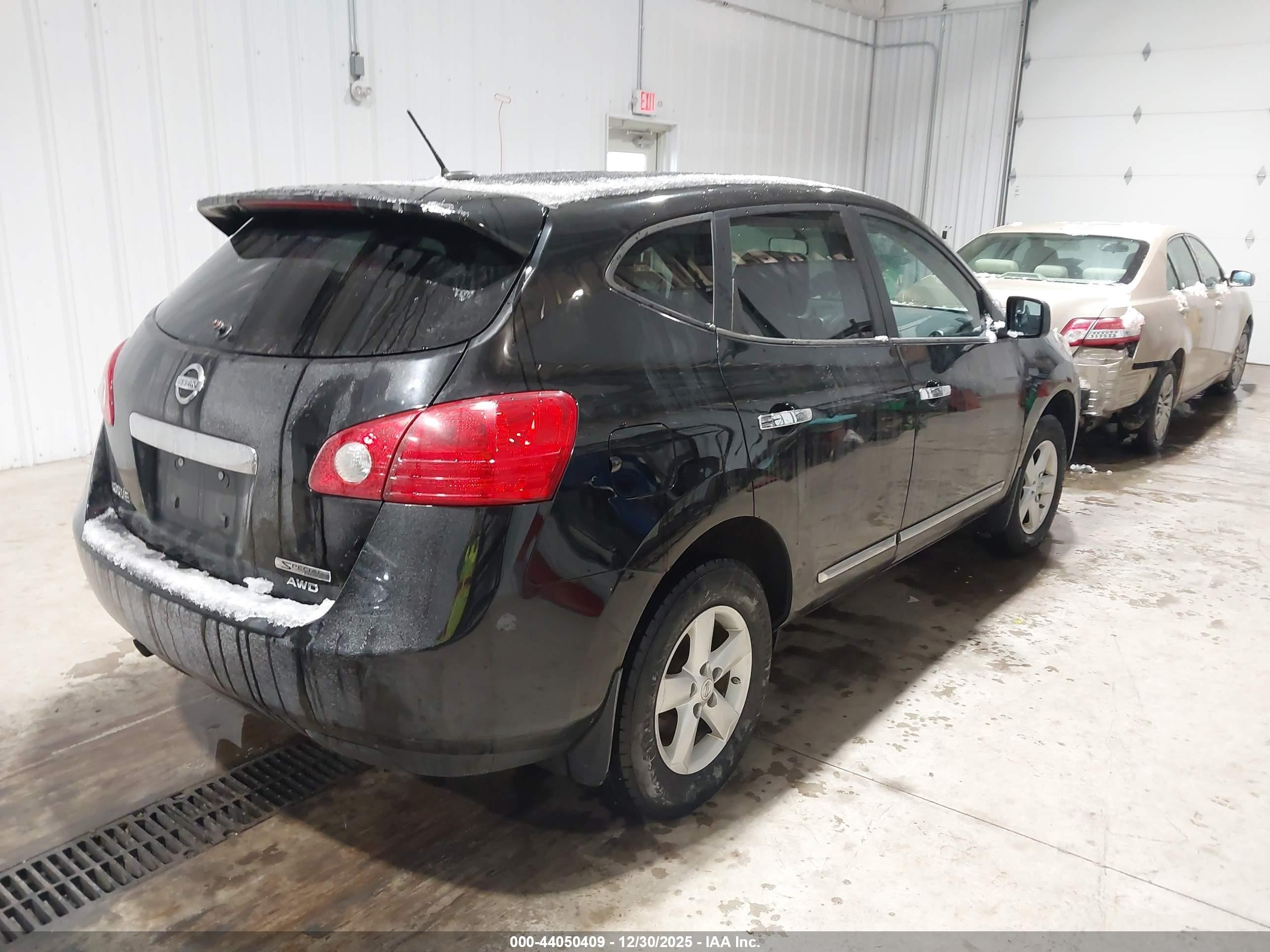 2013 Nissan Rogue S Black vin: JN8AS5MV7DW666538