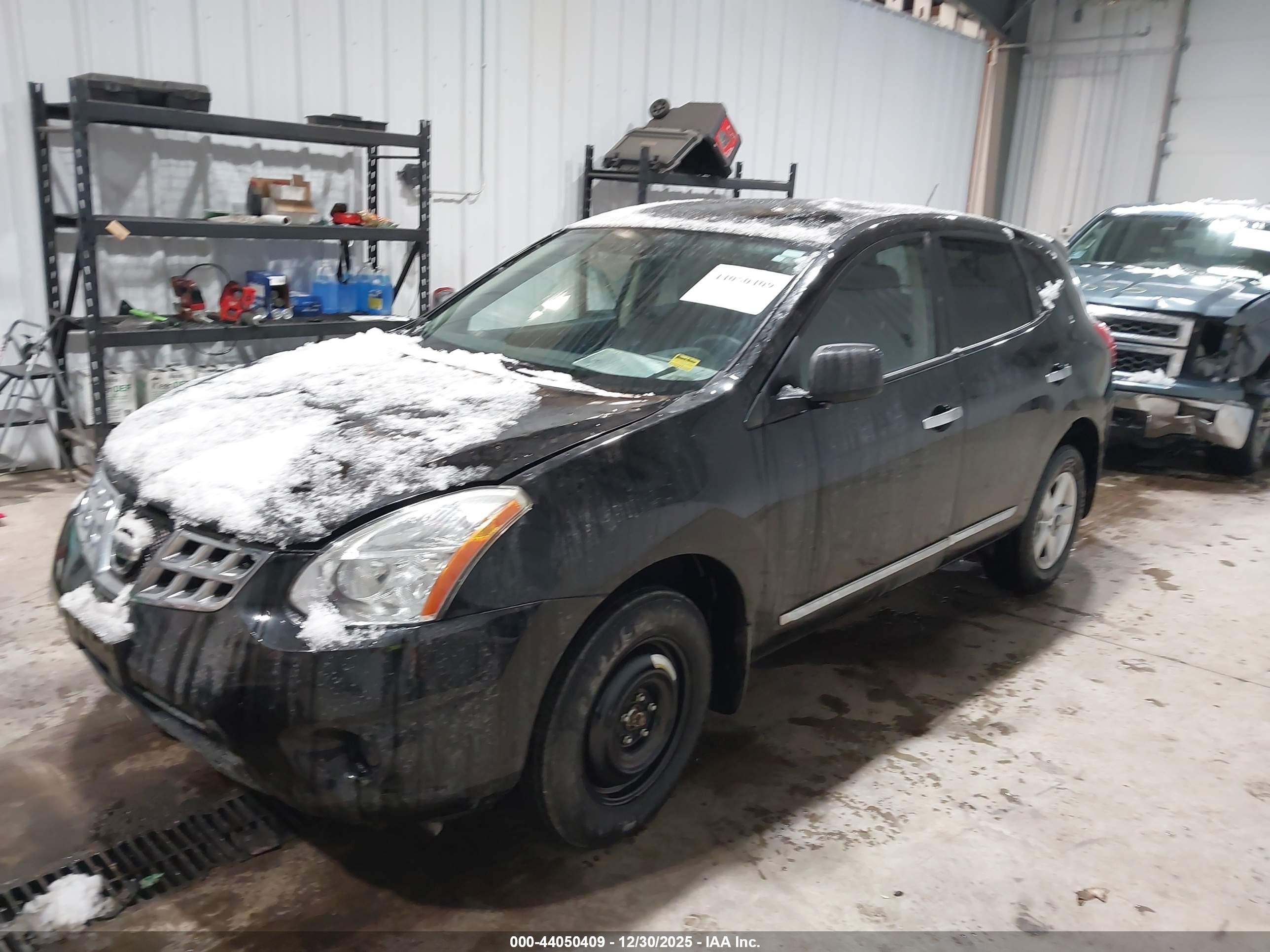 2013 Nissan Rogue S Black vin: JN8AS5MV7DW666538