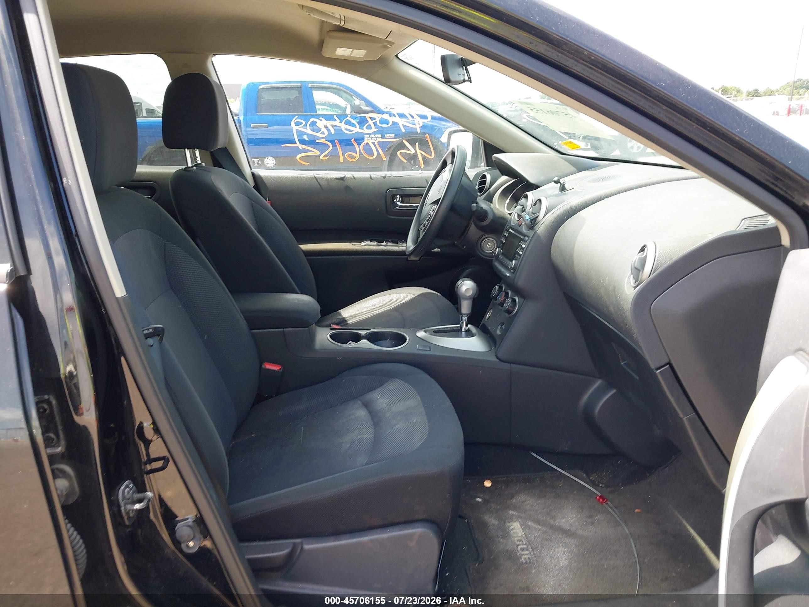 2013 Nissan Rogue S Black vin: JN8AS5MV7DW666538