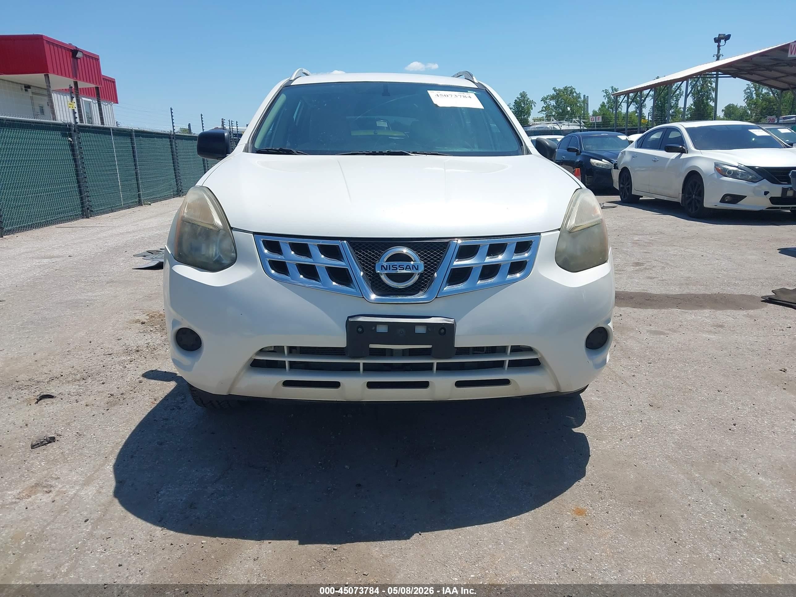 2014 Nissan Rogue Select S White vin: JN8AS5MV7EW202974