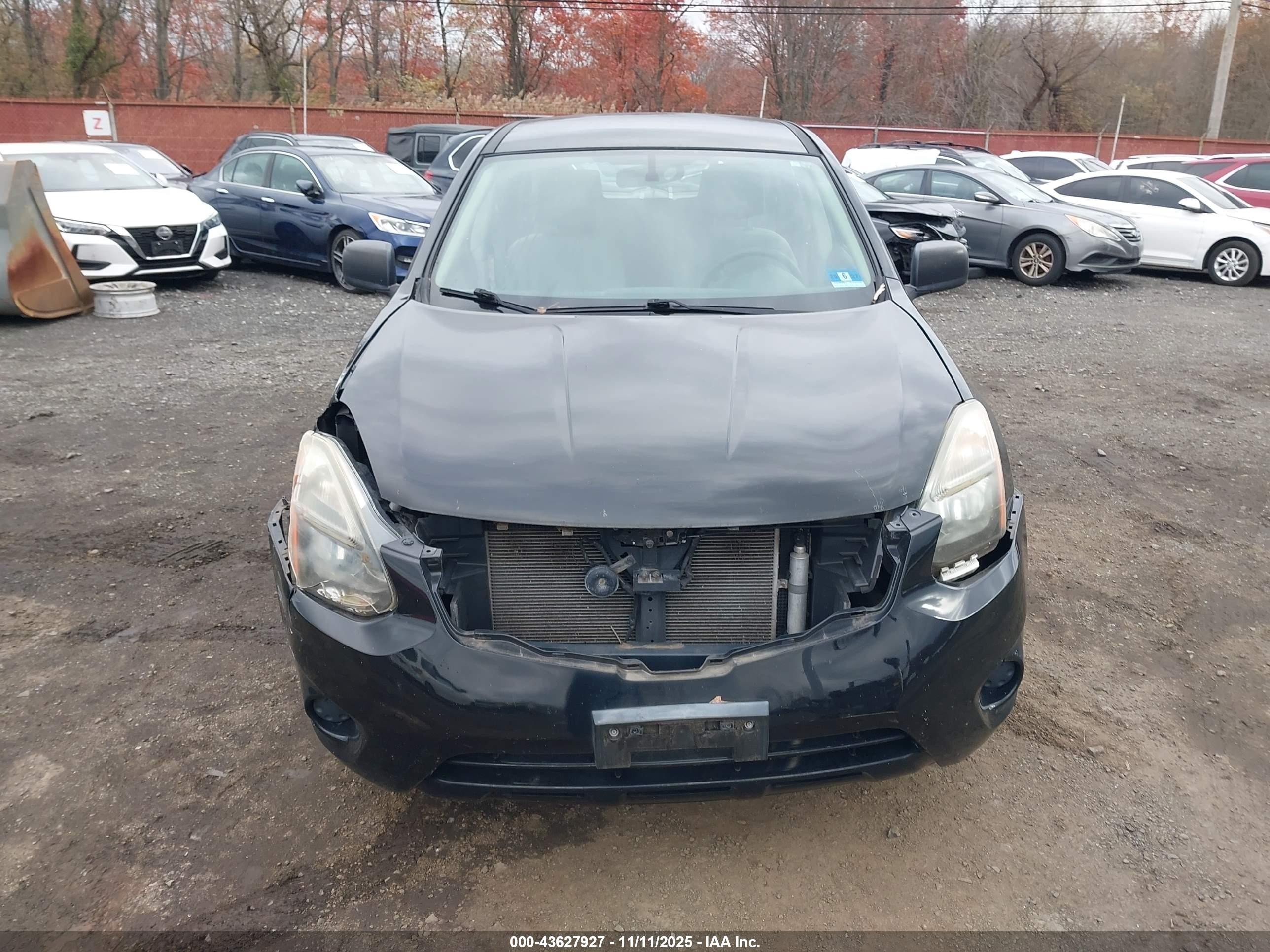 2014 Nissan Rogue Select S Black vin: JN8AS5MV7EW203526