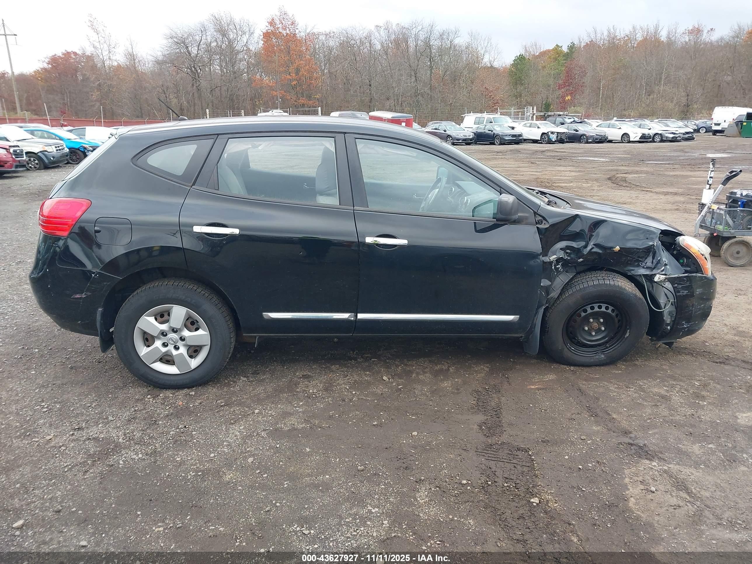 2014 Nissan Rogue Select S Black vin: JN8AS5MV7EW203526