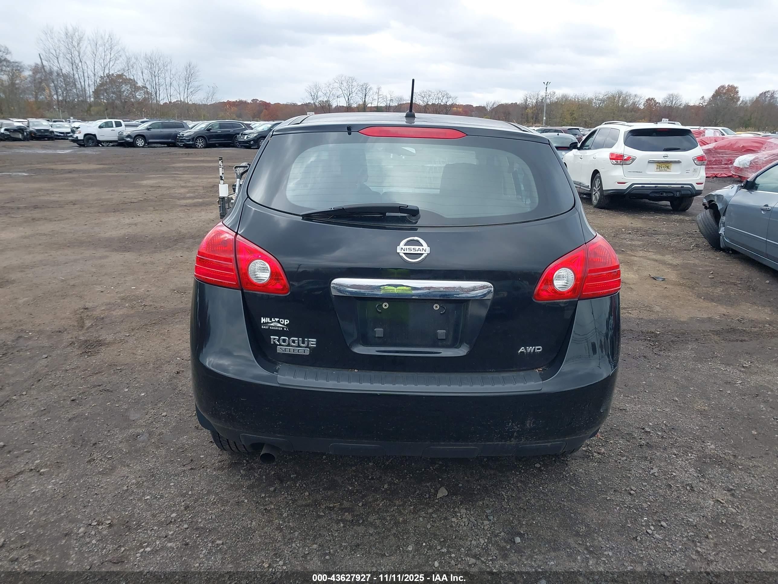 2014 Nissan Rogue Select S Black vin: JN8AS5MV7EW203526