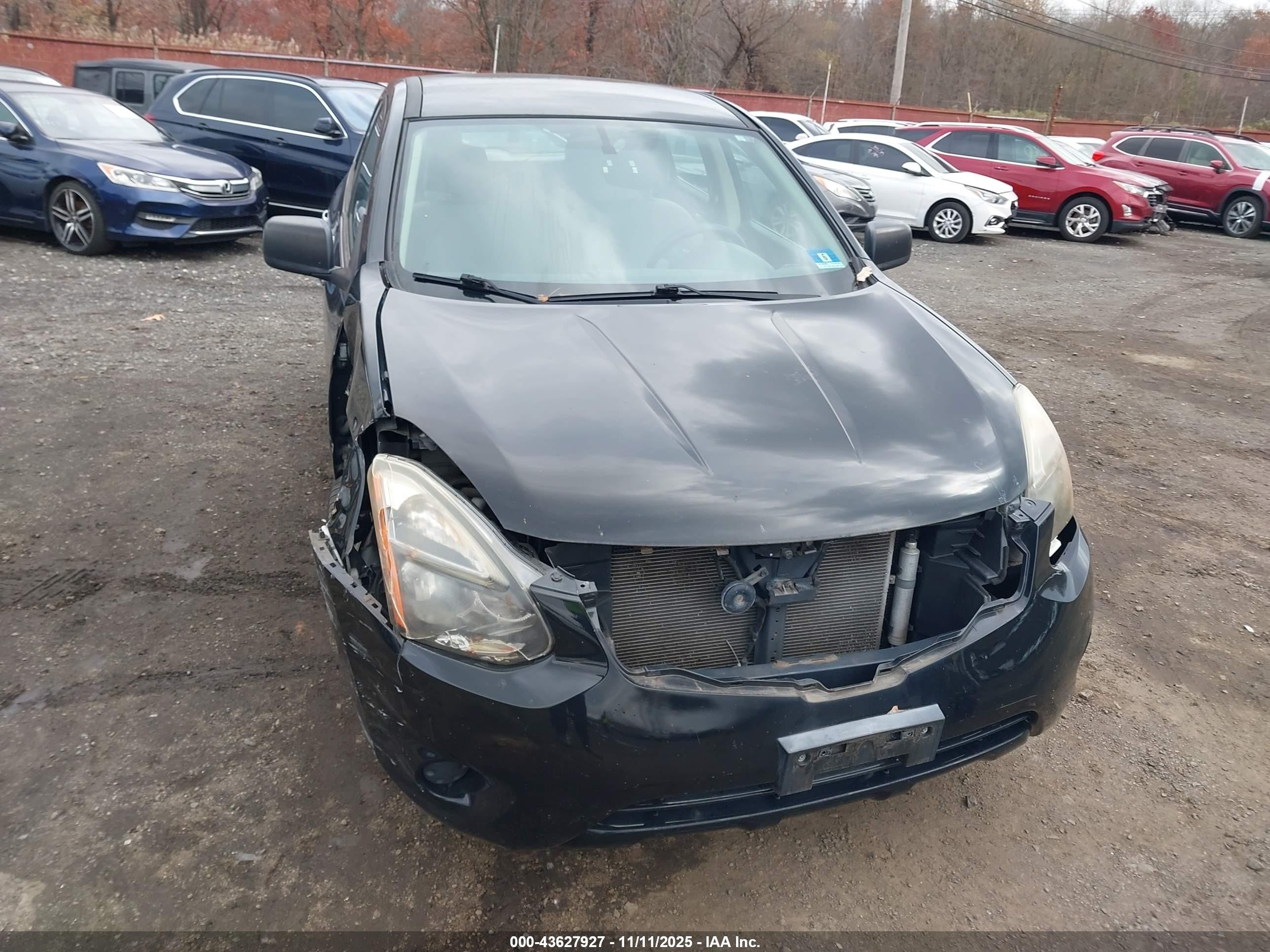 2014 Nissan Rogue Select S Black vin: JN8AS5MV7EW203526