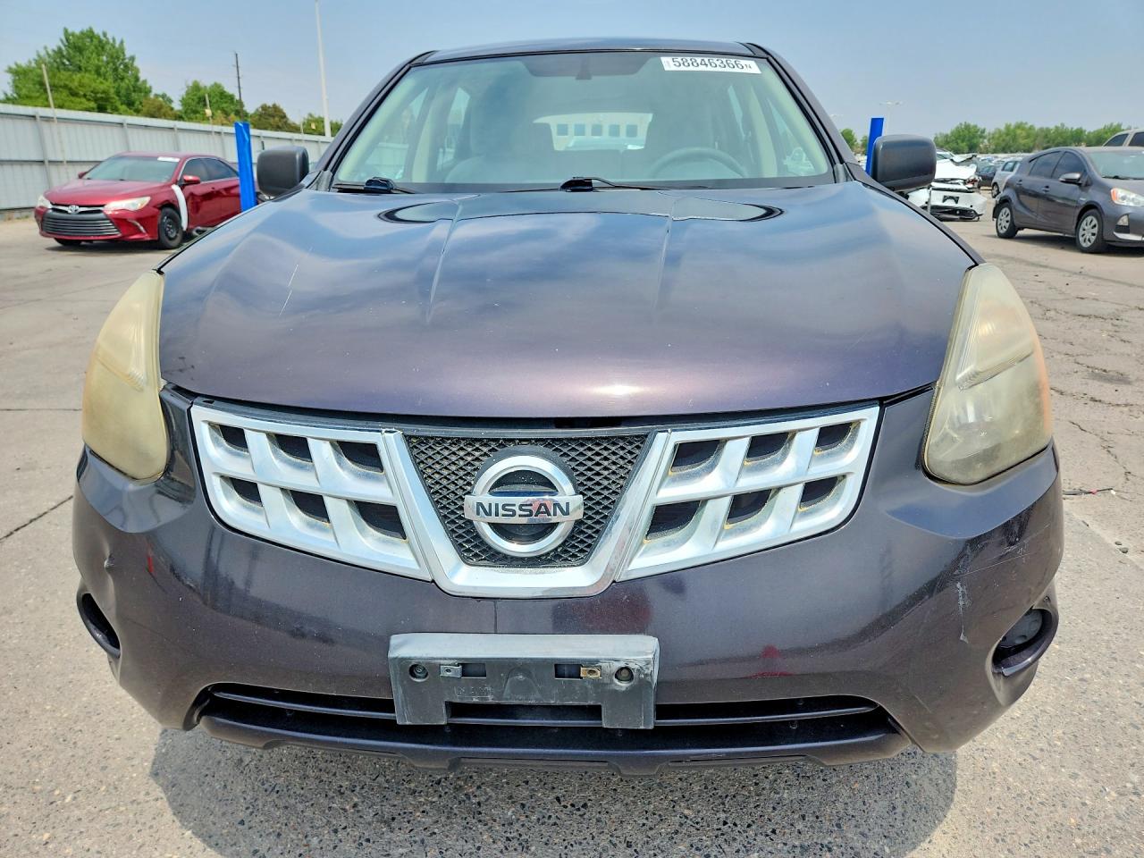 2014 Nissan Rogue Select S Maroon vin: JN8AS5MV7EW702522