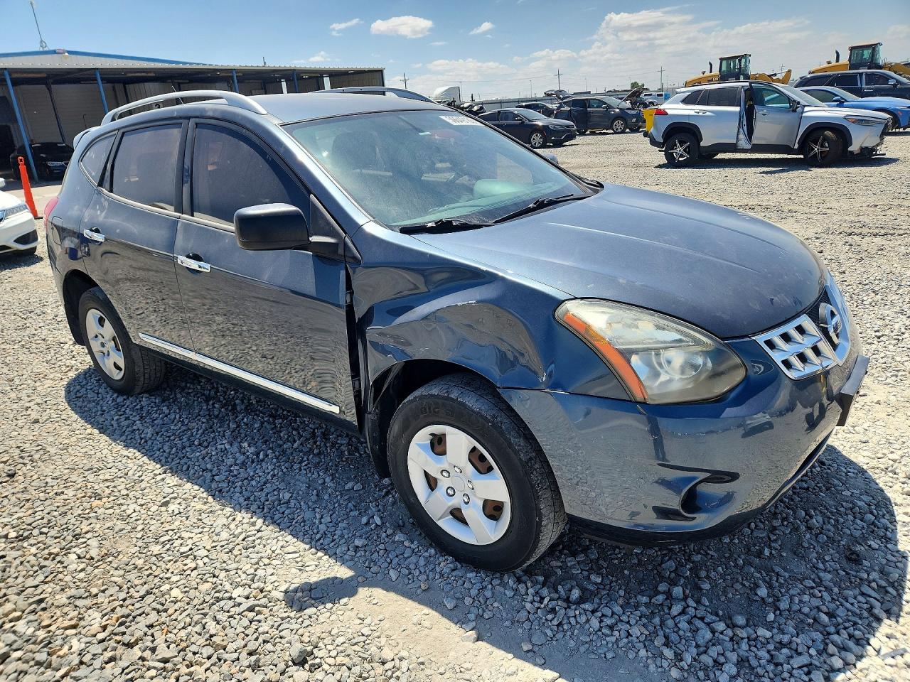 2014 Nissan Rogue Select S Blue vin: JN8AS5MV7EW705906