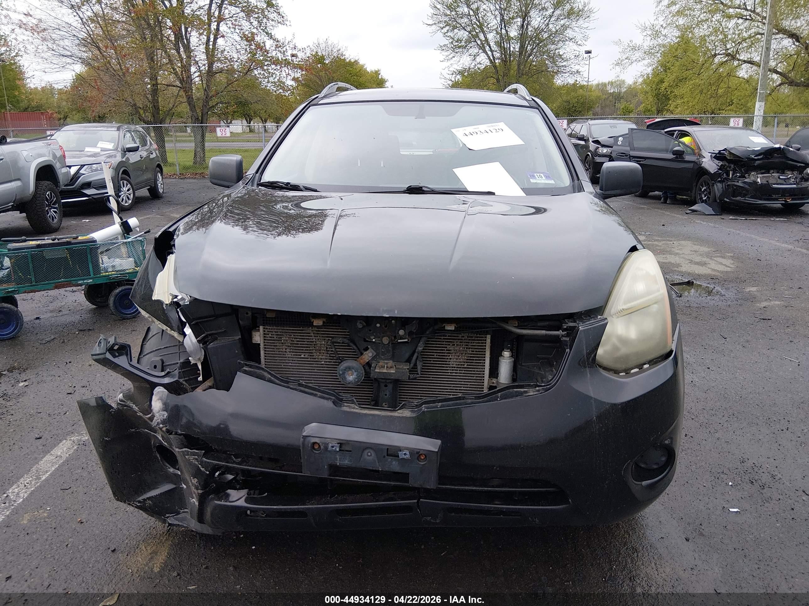 2014 Nissan Rogue Select S Черный vin: JN8AS5MV7EW708028