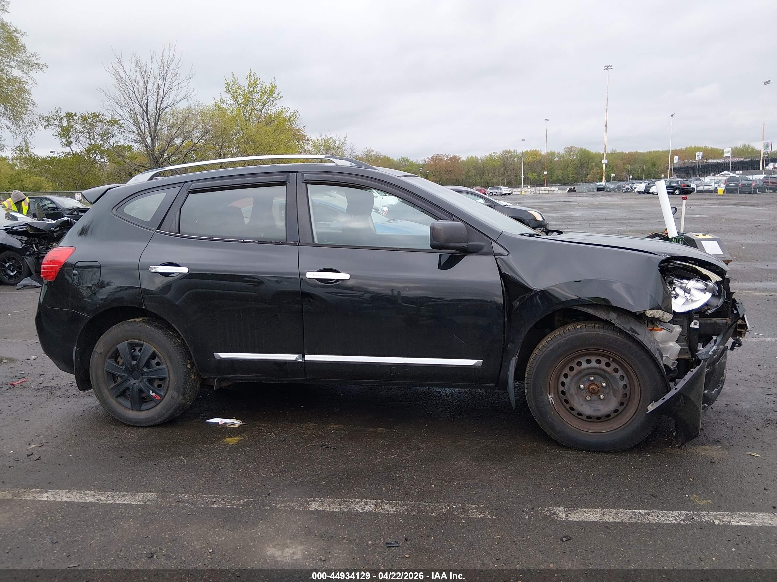 2014 Nissan Rogue Select S Черный vin: JN8AS5MV7EW708028