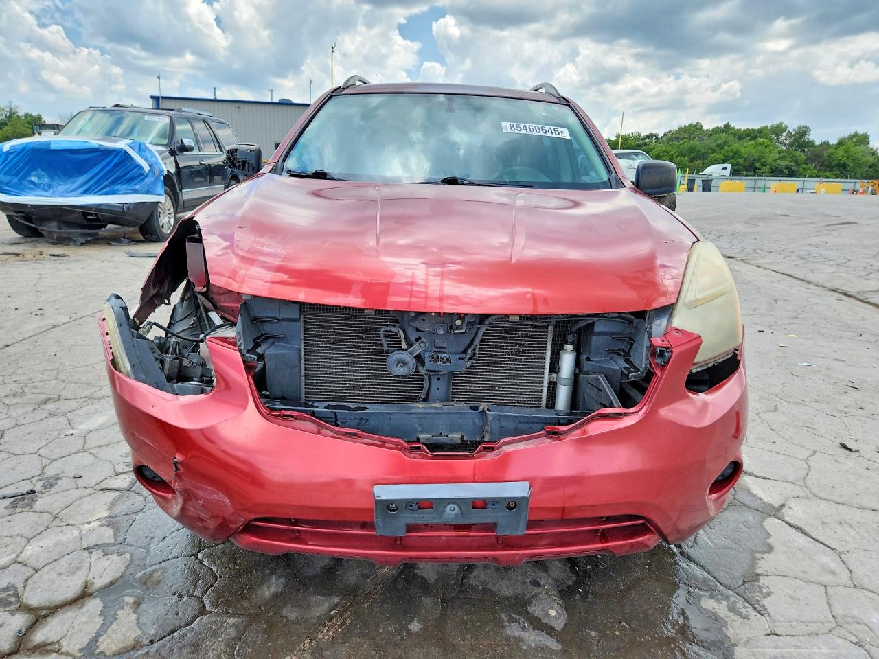 2014 Nissan Rogue Select S Burgundy vin: JN8AS5MV7EW710202