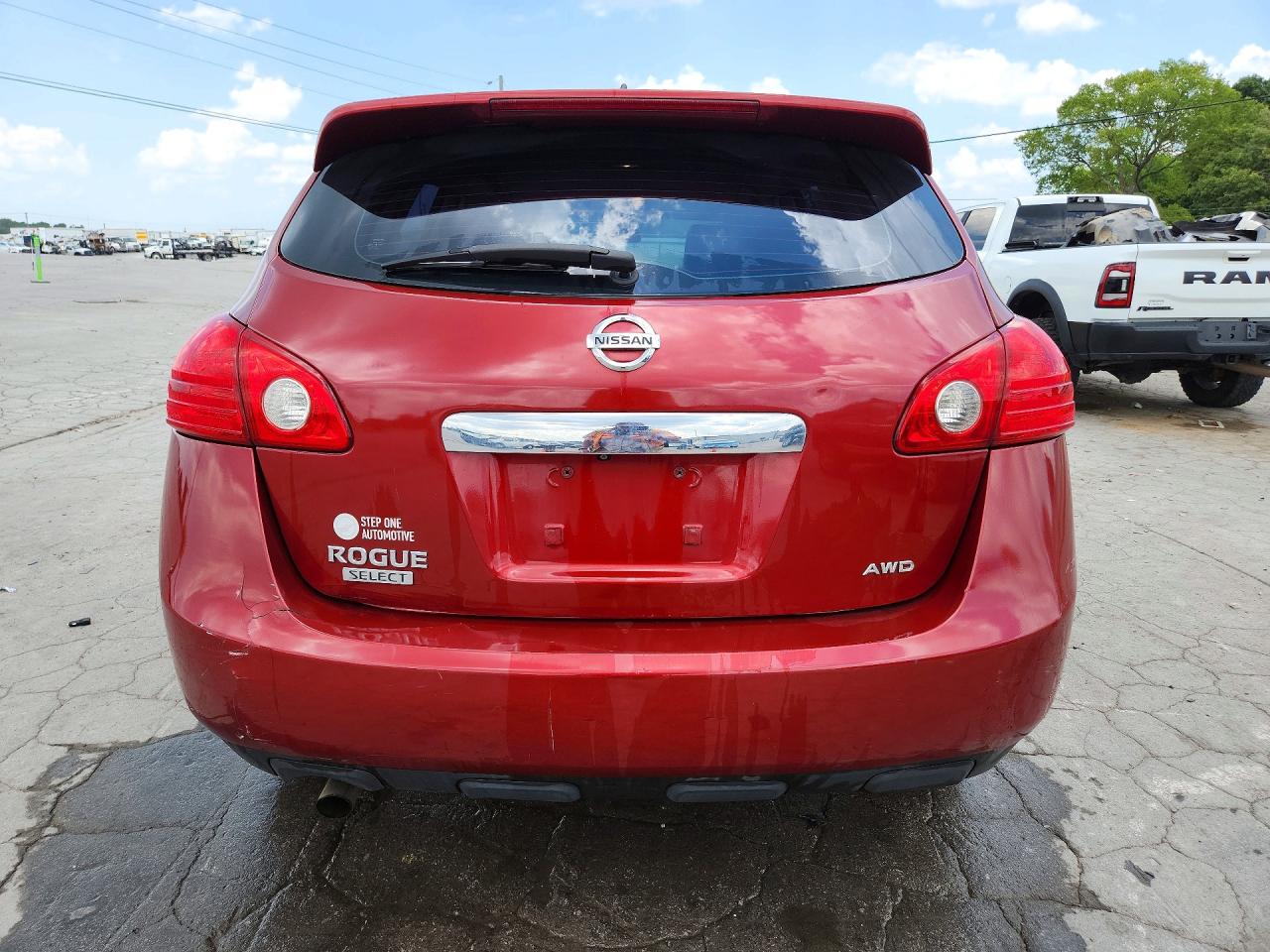 2014 Nissan Rogue Select S Burgundy vin: JN8AS5MV7EW710202