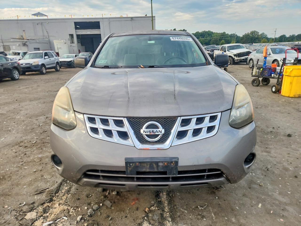 2014 Nissan Rogue Select S Silver vin: JN8AS5MV7EW712693