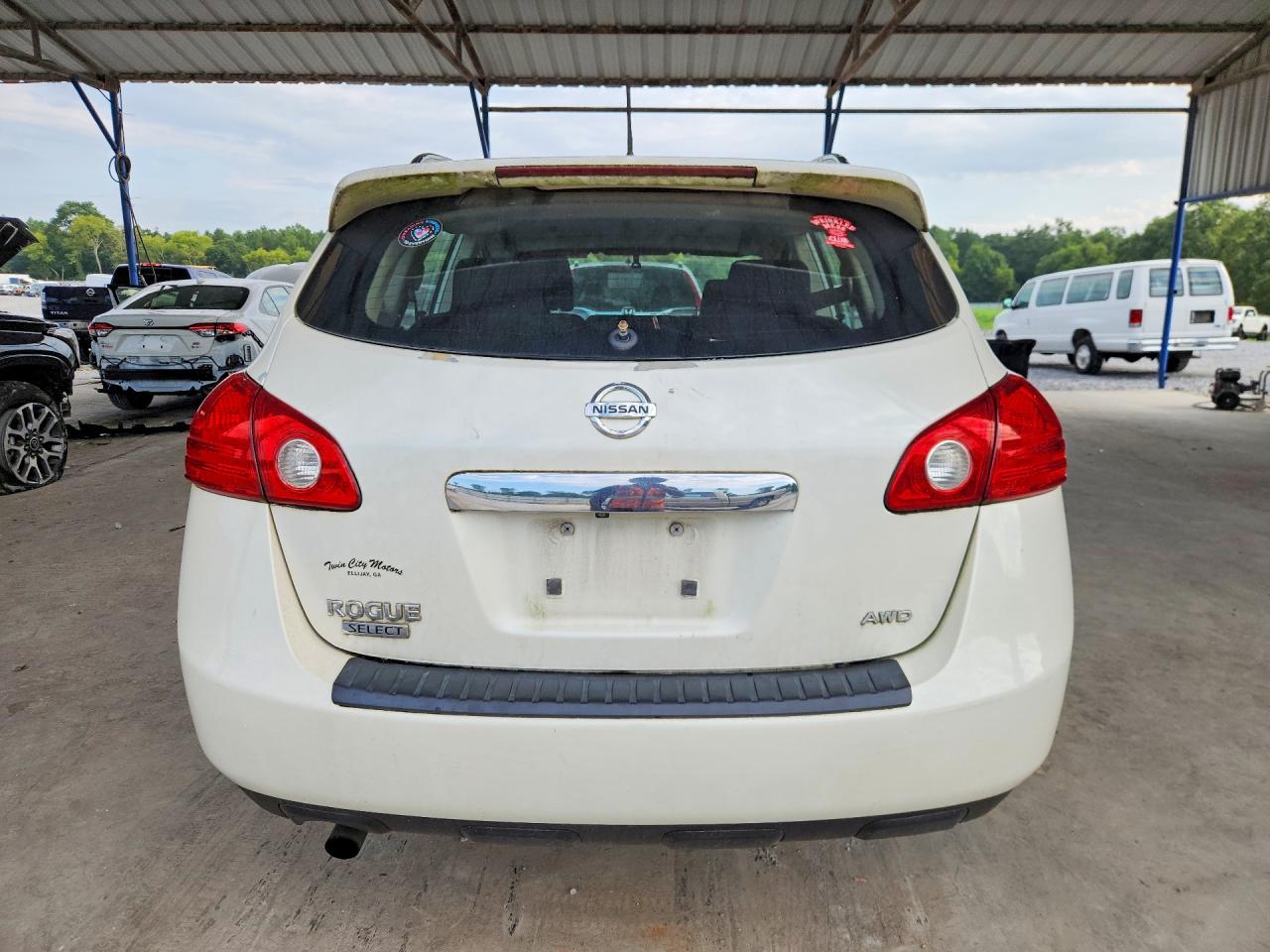 2014 Nissan Rogue Select S White vin: JN8AS5MV7EW715268