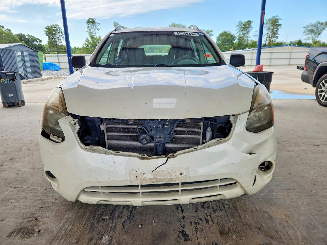 2014 Nissan Rogue Select S White vin: JN8AS5MV7EW715268