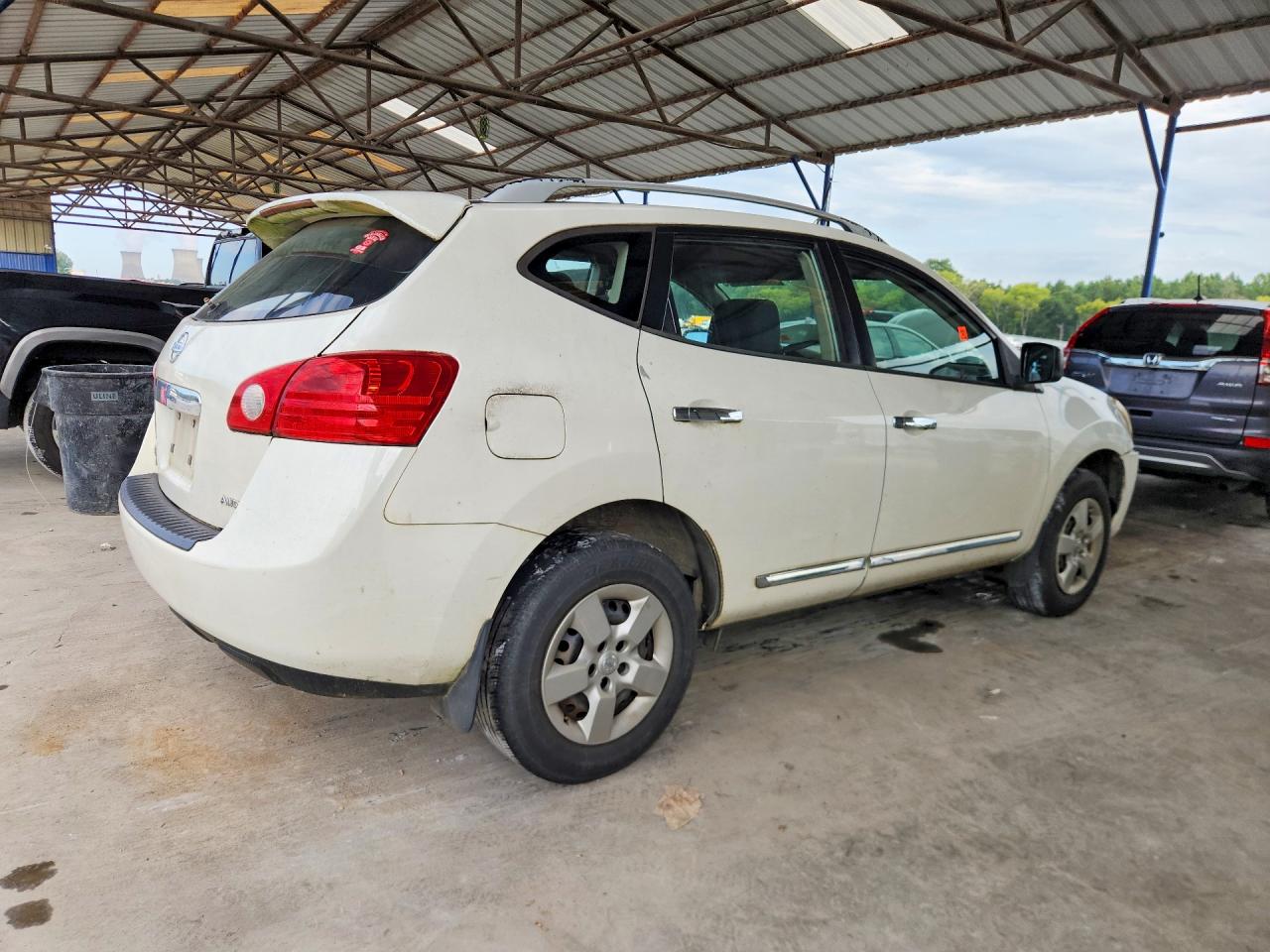 2014 Nissan Rogue Select S White vin: JN8AS5MV7EW715268