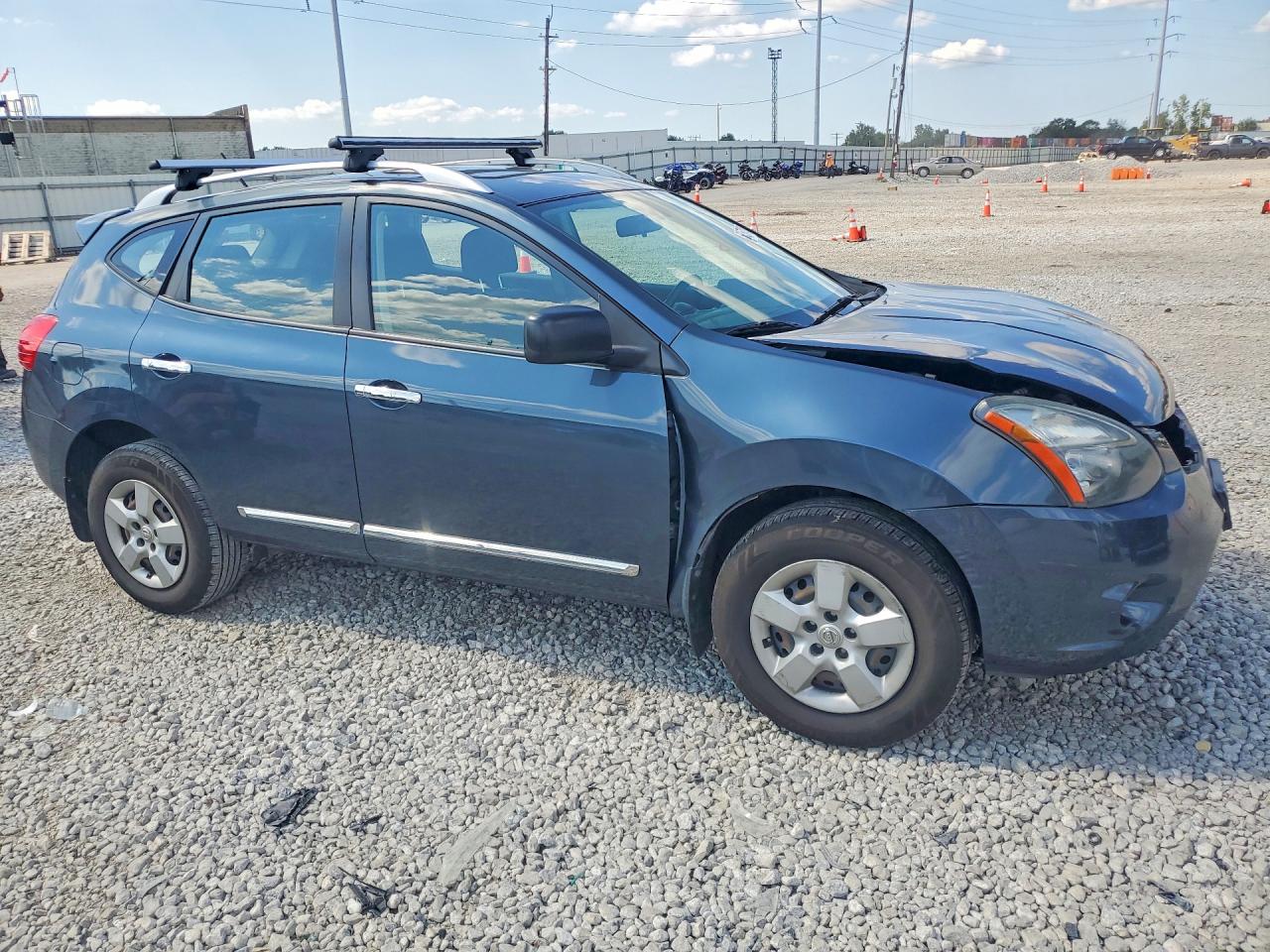 2014 Nissan Rogue Select S Blue vin: JN8AS5MV7EW722107