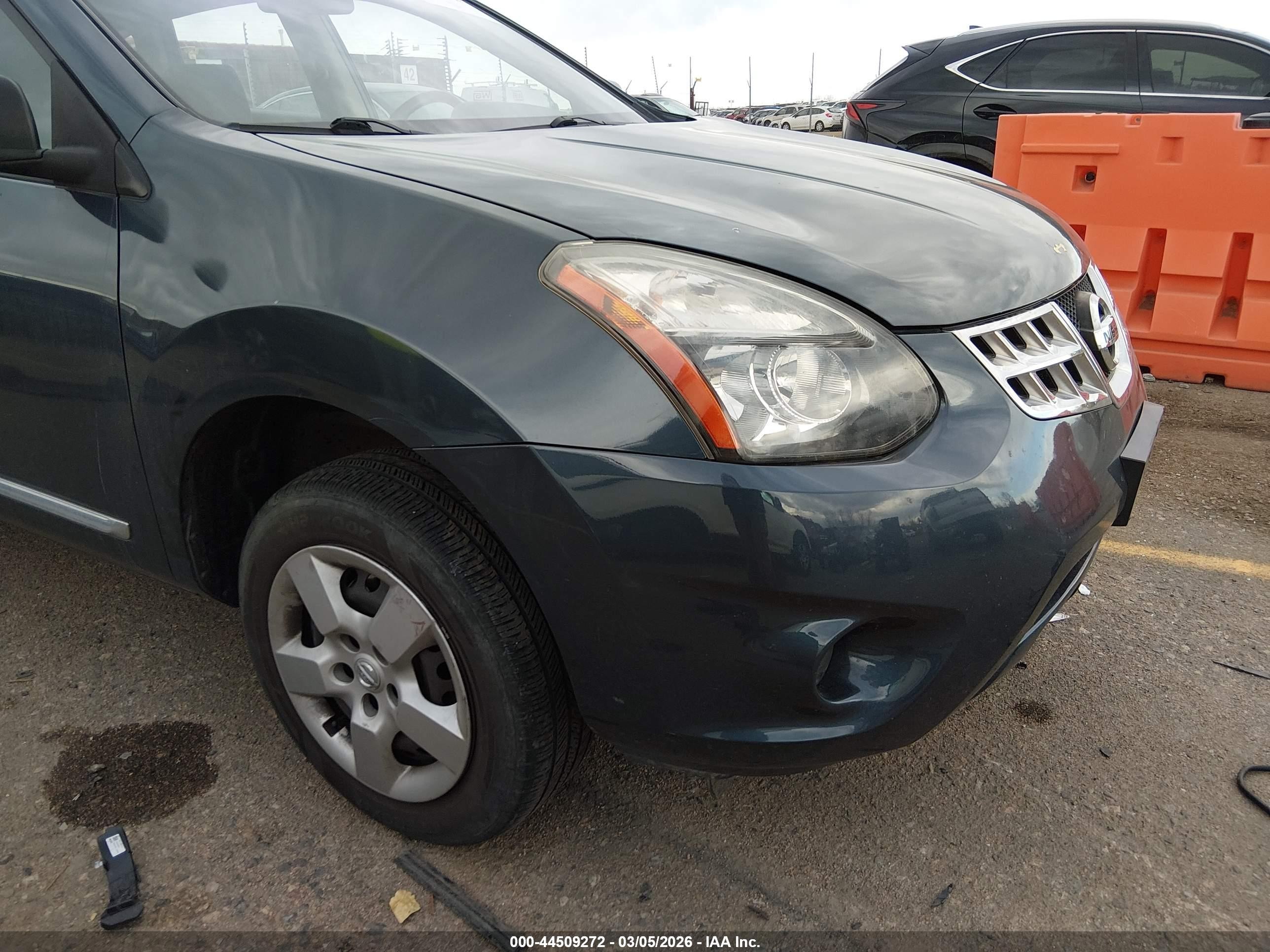 2014 Nissan Rogue Select S Blue vin: JN8AS5MV7EW722222
