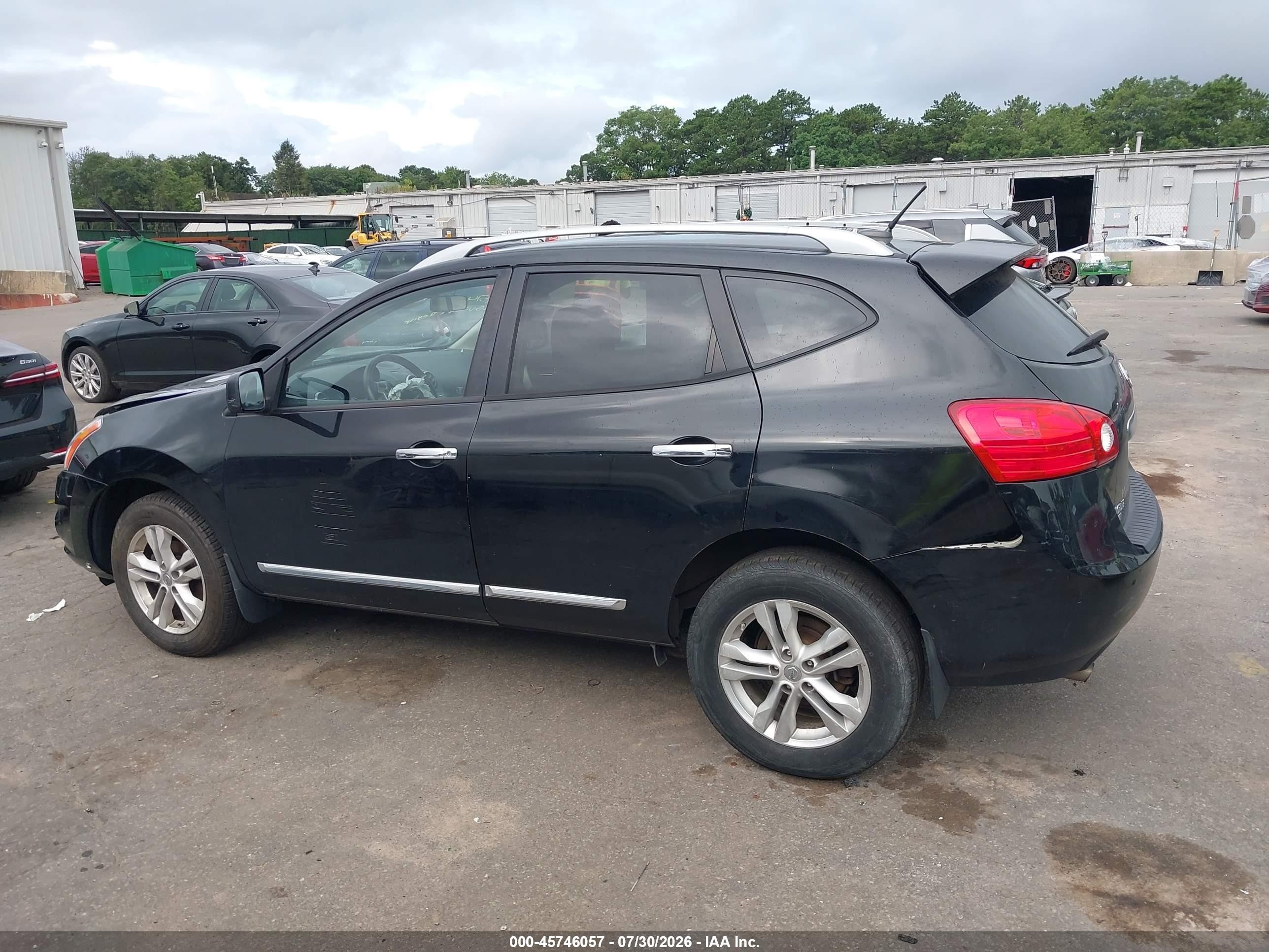 2015 Nissan Rogue Select S Black vin: JN8AS5MV7FW255210