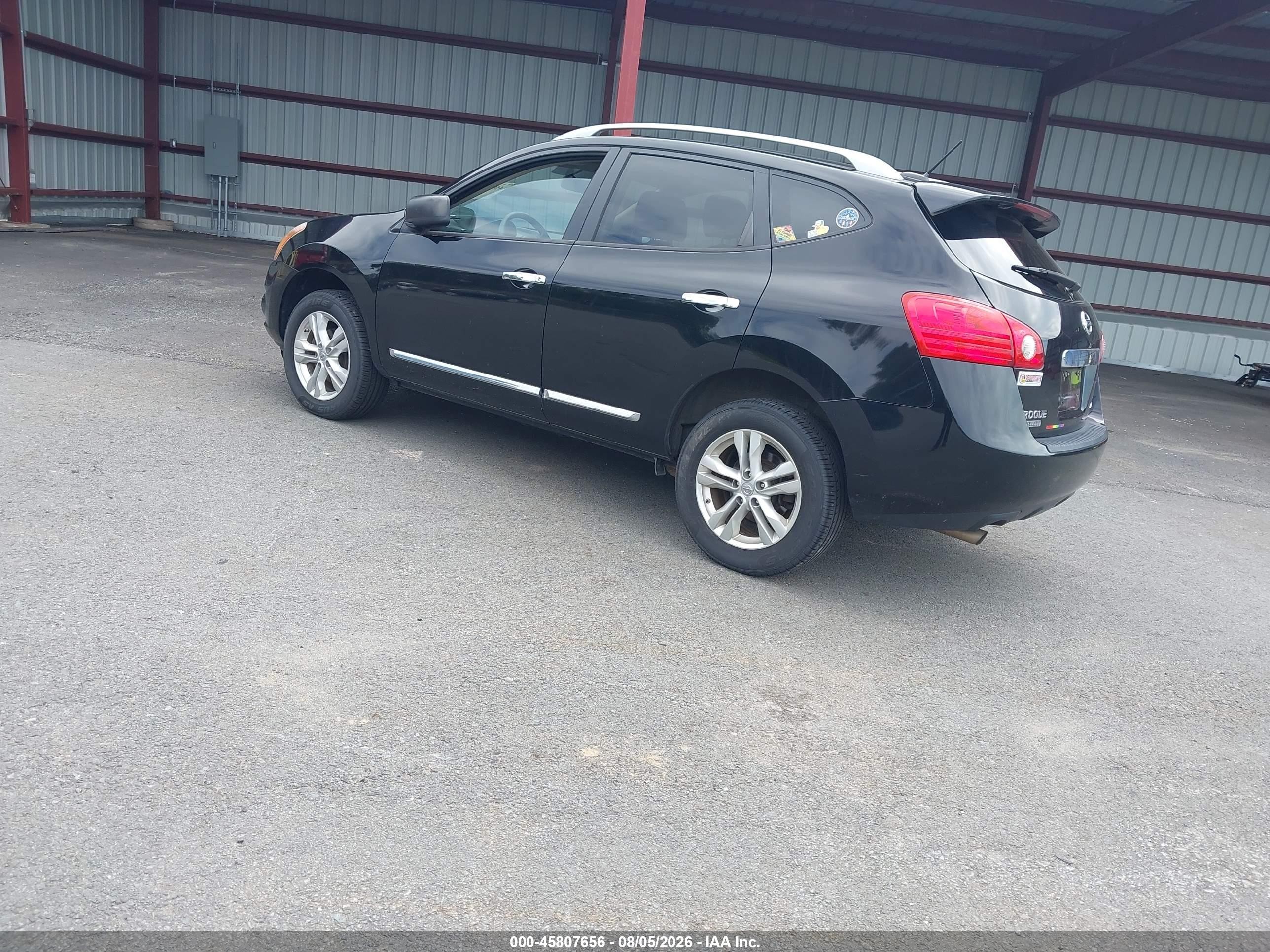 2015 Nissan Rogue Select S Black vin: JN8AS5MV7FW256440