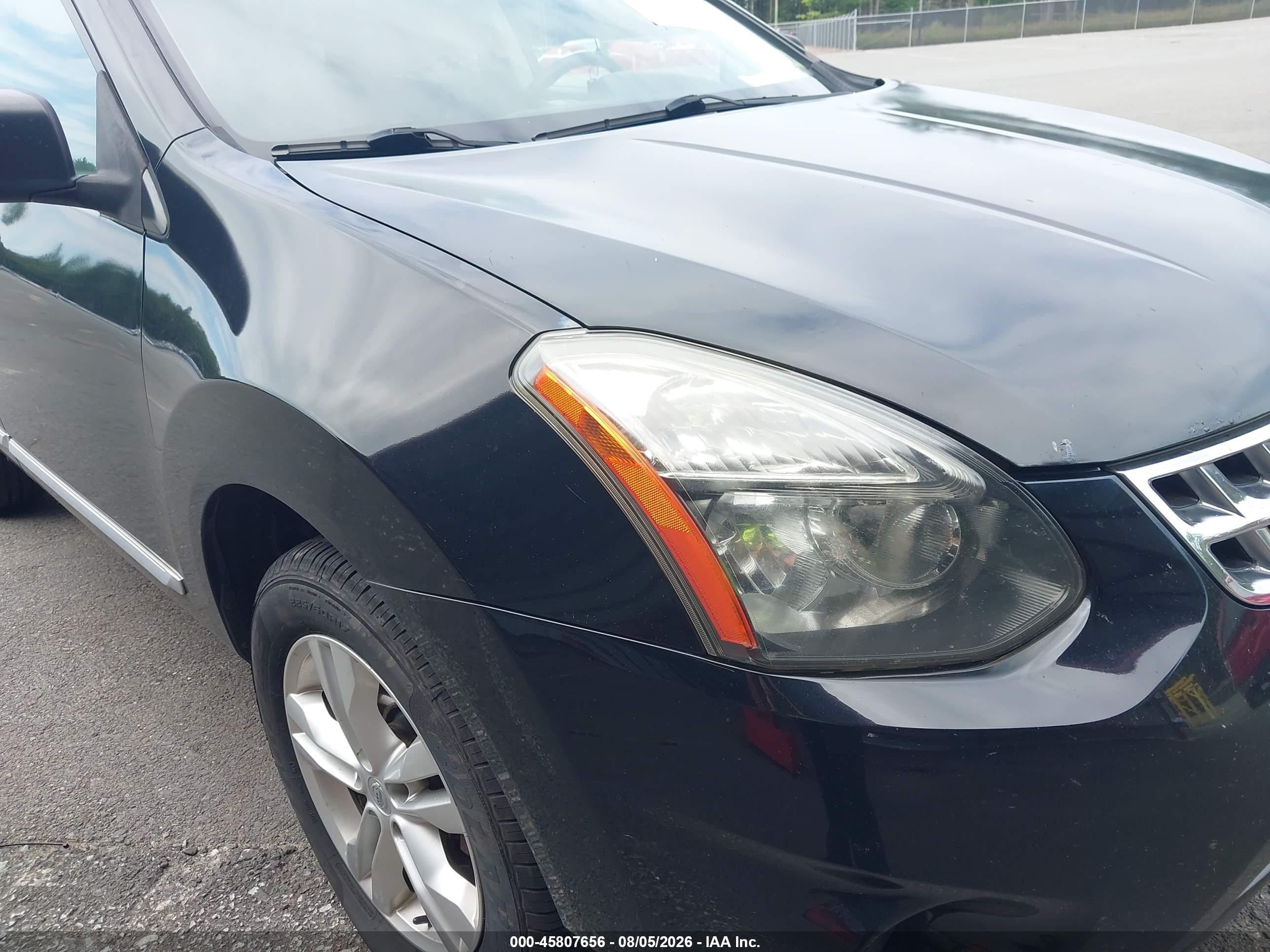 2015 Nissan Rogue Select S Black vin: JN8AS5MV7FW256440