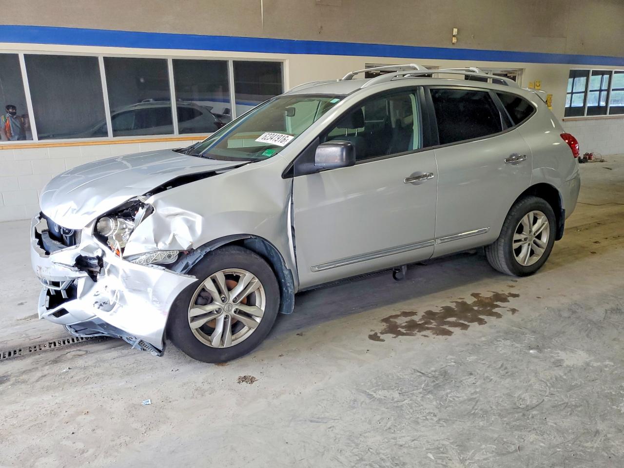 2015 Nissan Rogue Select S Silver vin: JN8AS5MV7FW754590