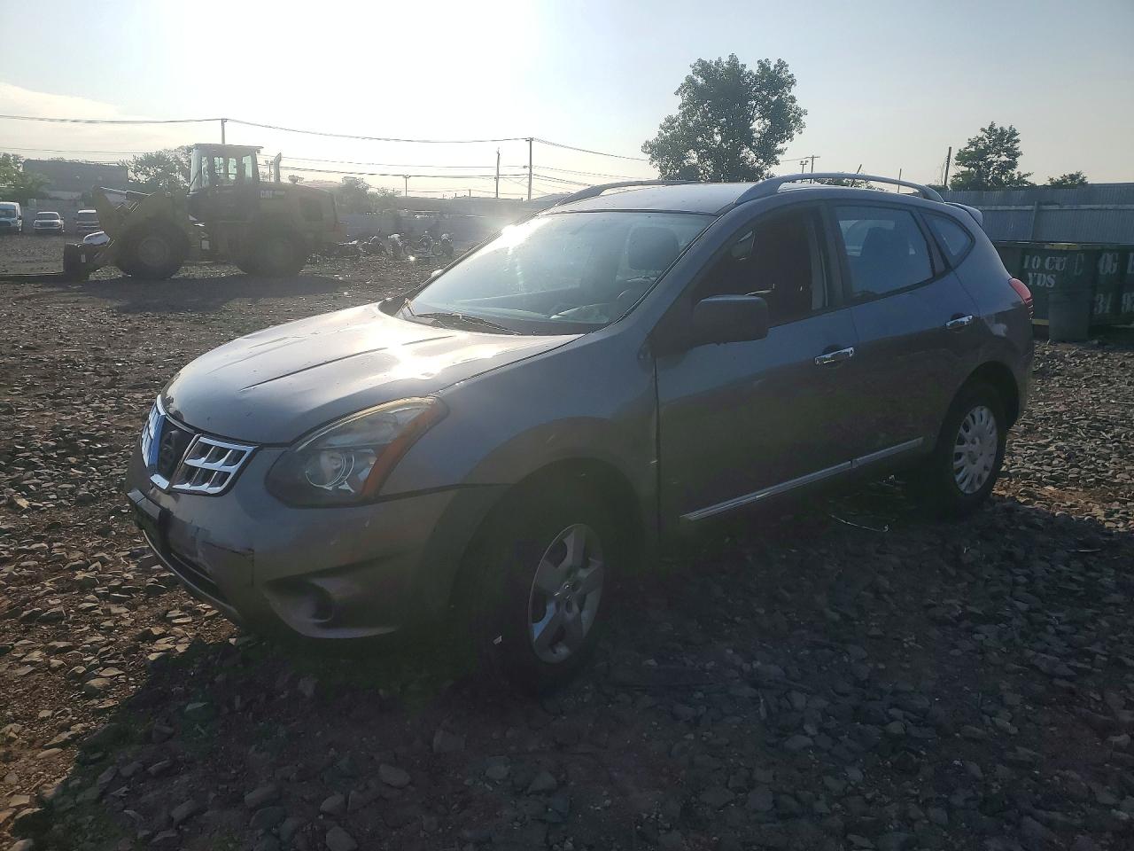 2014 Nissan Rogue Select S Gray vin: JN8AS5MV7FW756579