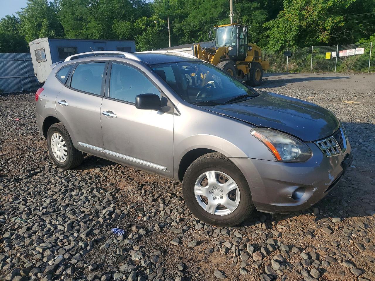 2014 Nissan Rogue Select S Gray vin: JN8AS5MV7FW756579