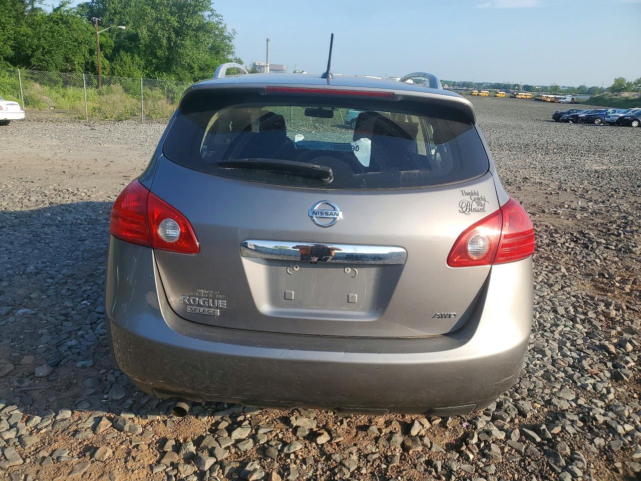 2014 Nissan Rogue Select S Gray vin: JN8AS5MV7FW756579