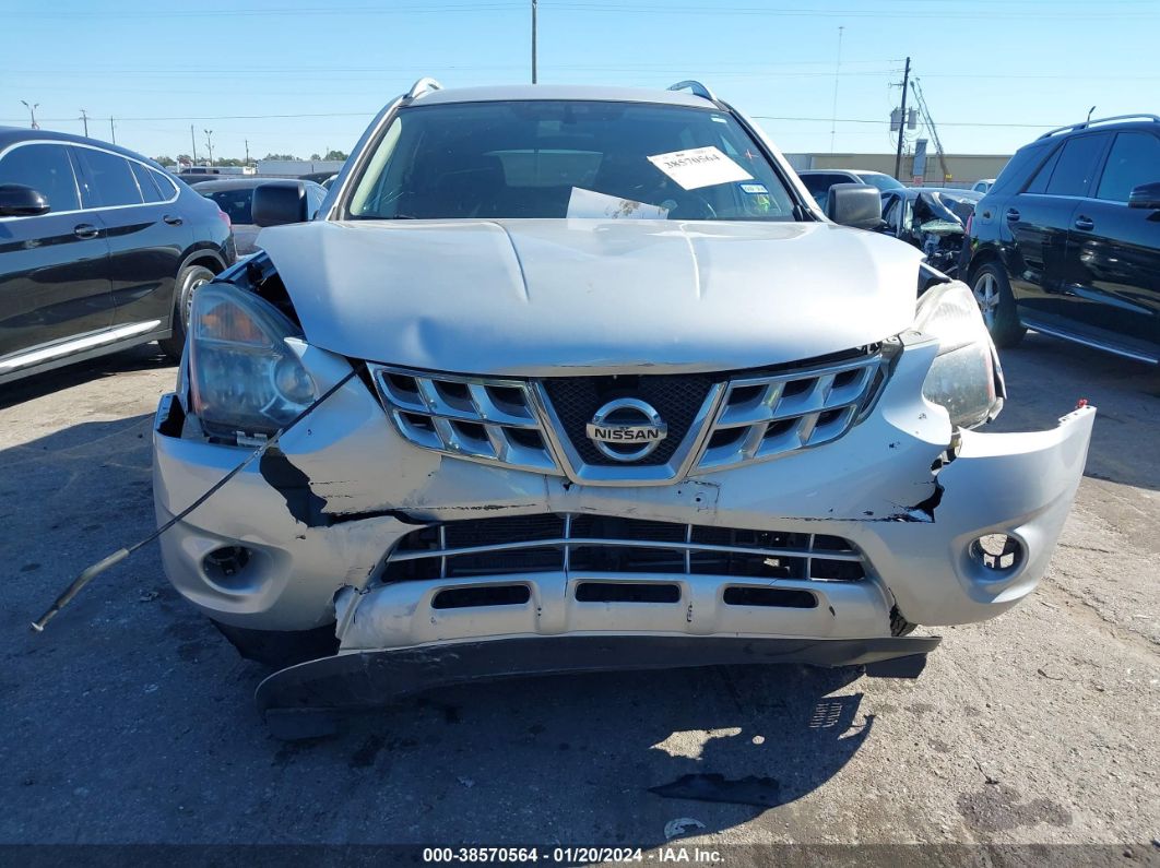 2015 Nissan Rogue Select S Silver vin: JN8AS5MV7FW760826