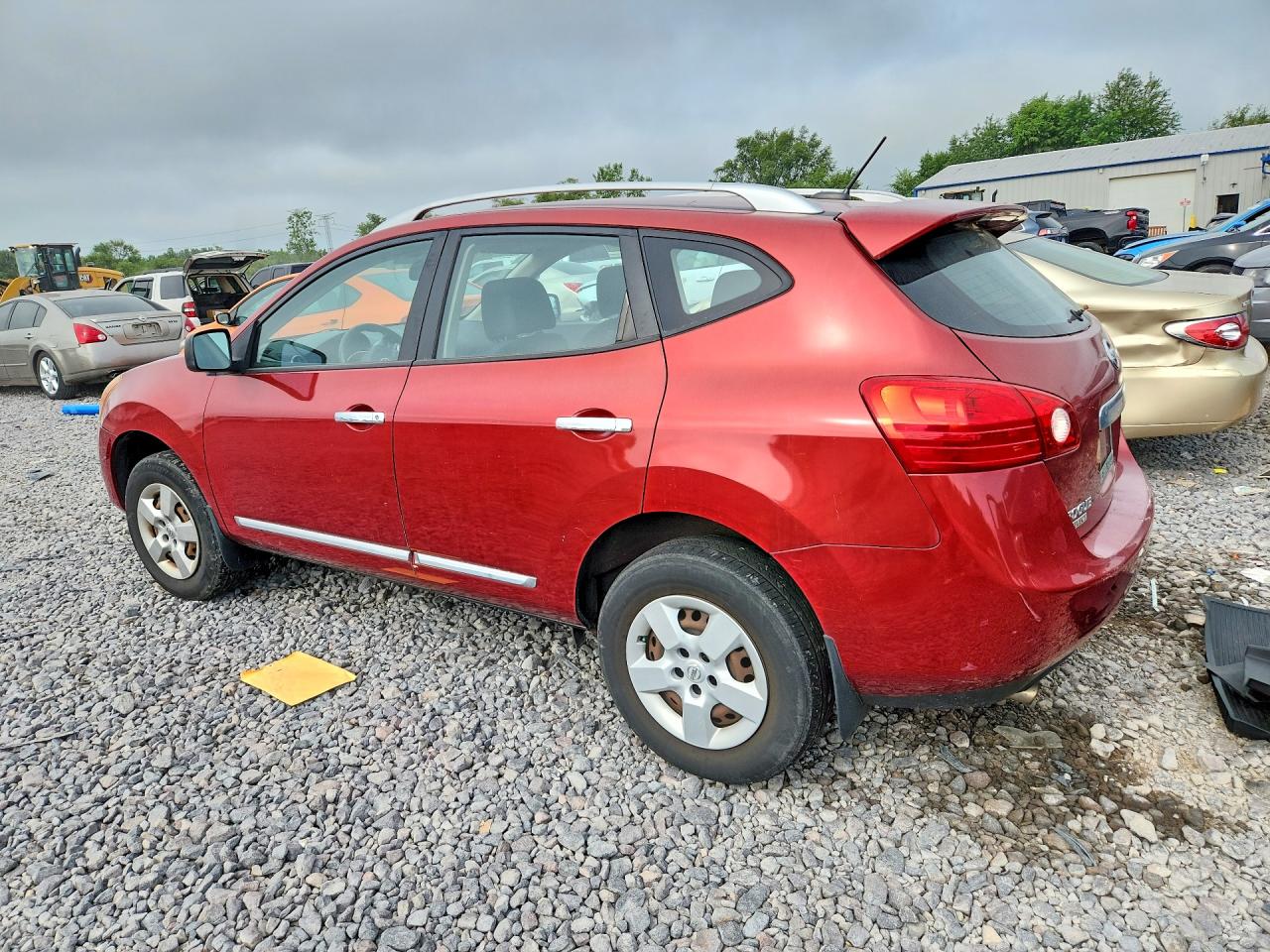 2015 Nissan Rogue Select S Red vin: JN8AS5MV7FW763600