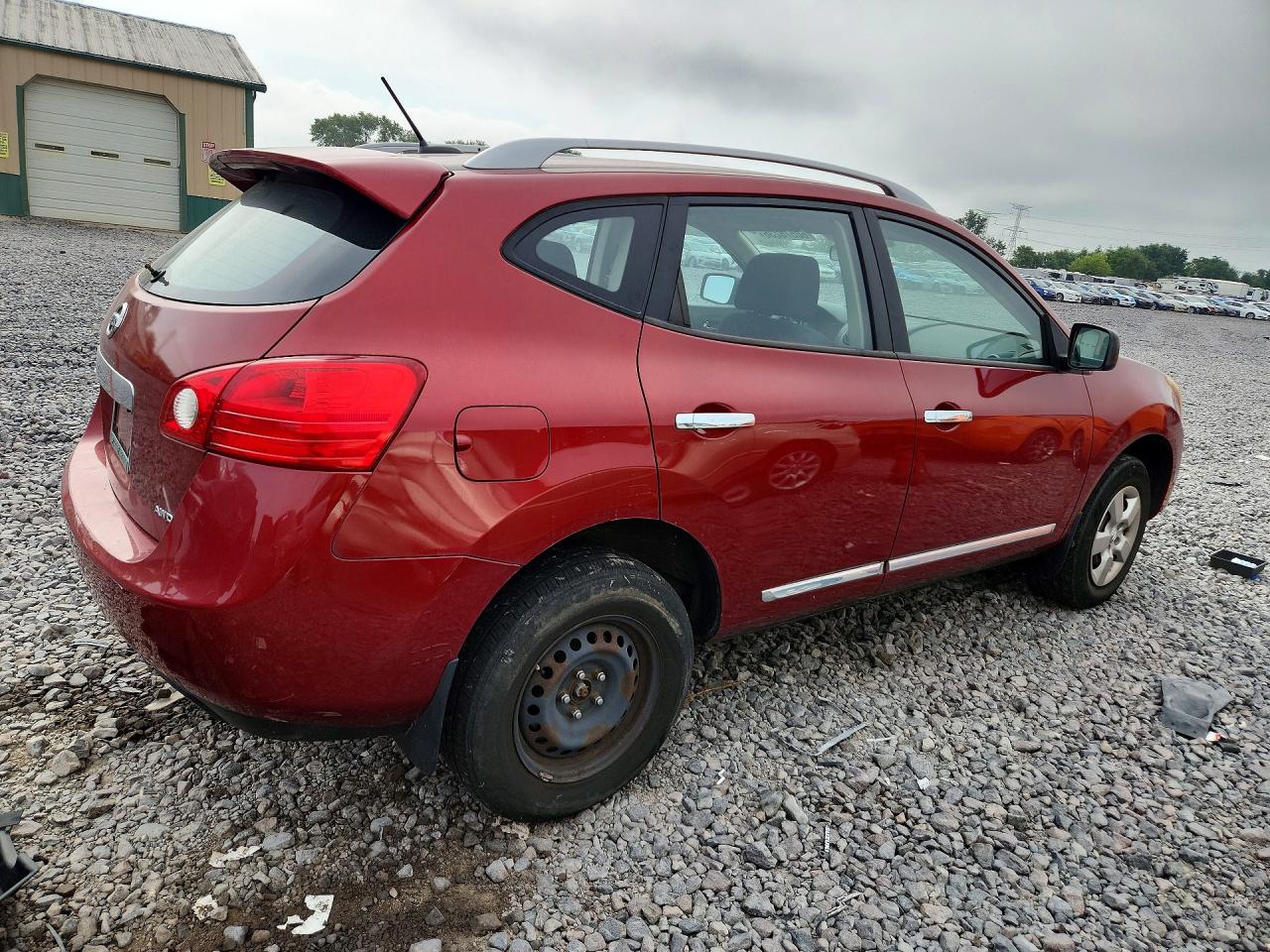 2015 Nissan Rogue Select S Red vin: JN8AS5MV7FW763600