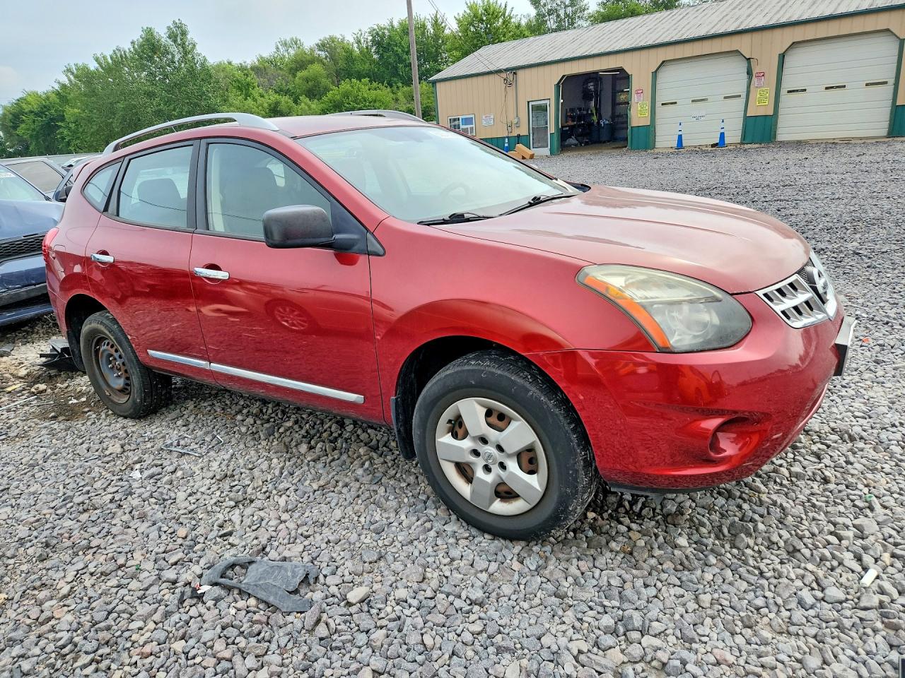 2015 Nissan Rogue Select S Red vin: JN8AS5MV7FW763600