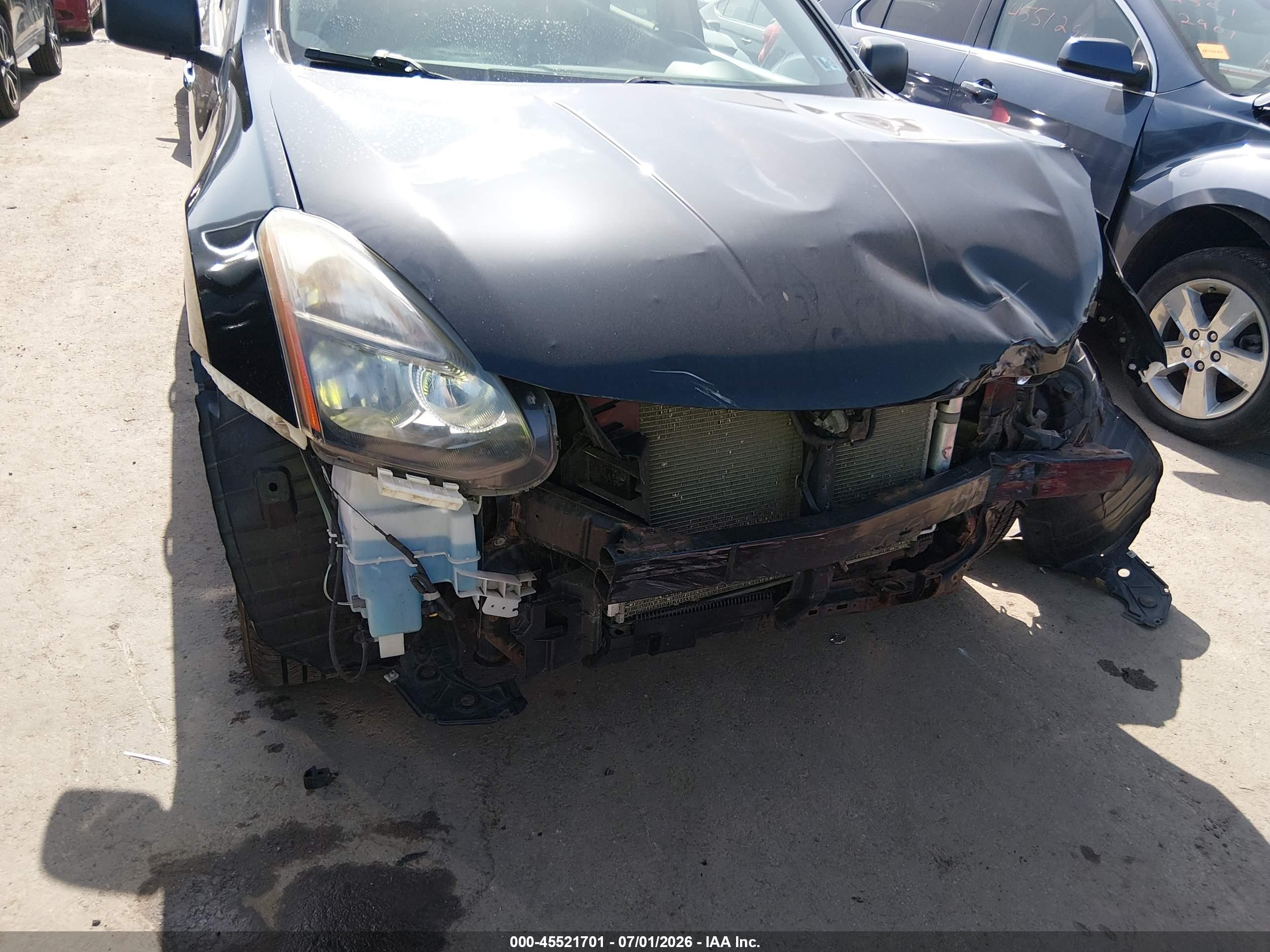 2015 Nissan Rogue Select S Черный vin: JN8AS5MV7FW767727