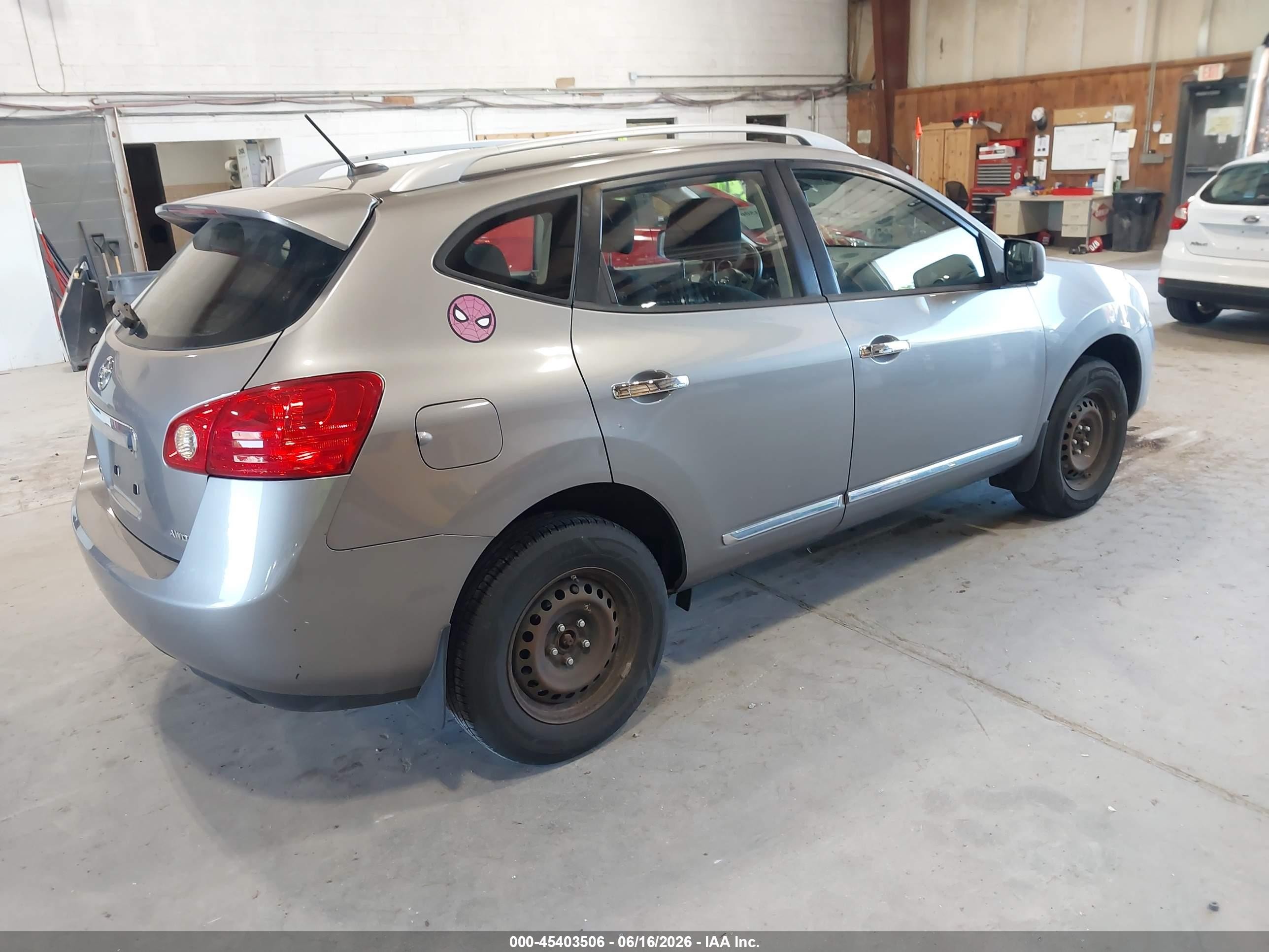 2015 Nissan Rogue Select S Gray vin: JN8AS5MV7FW769929