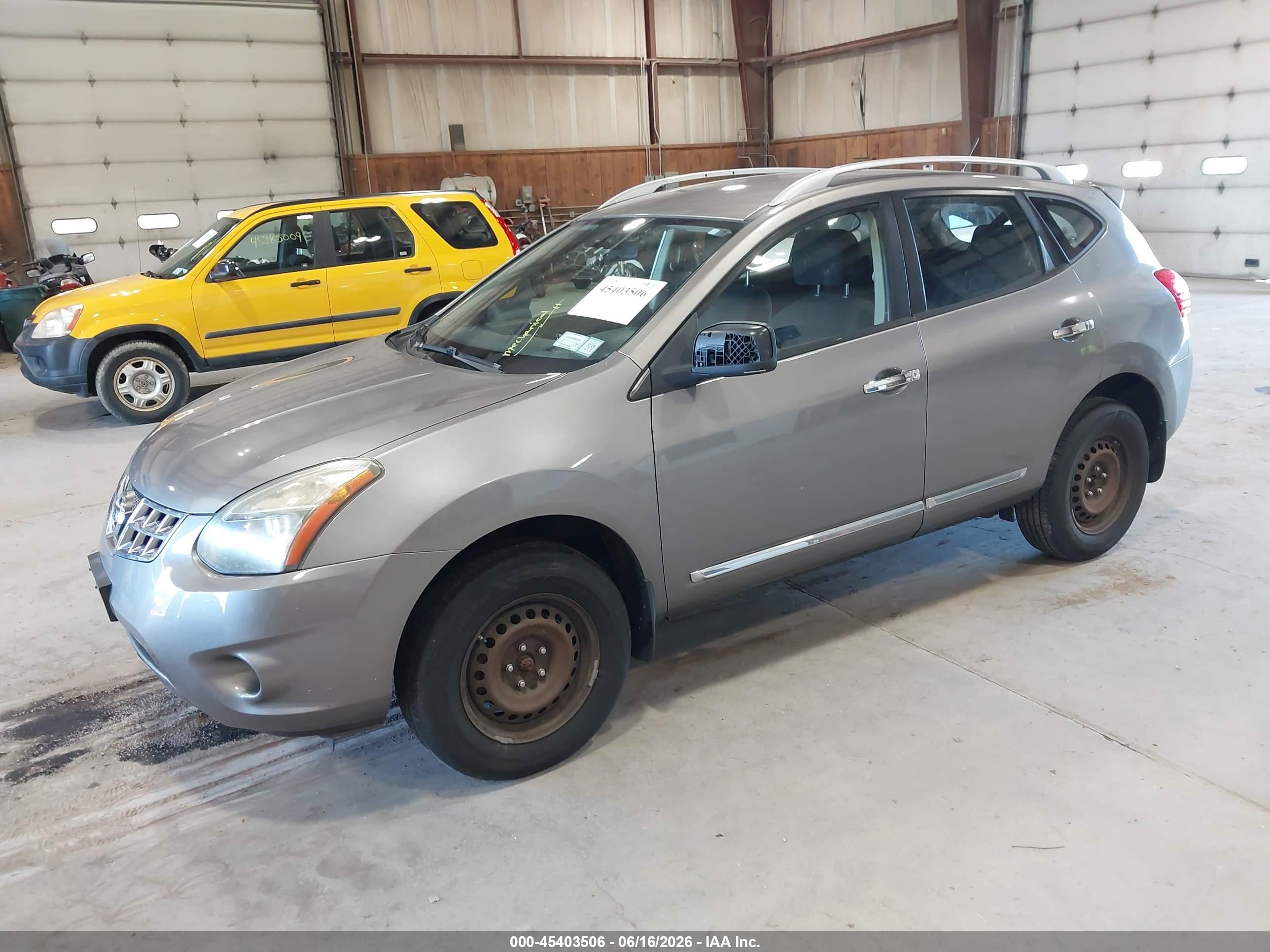 2015 Nissan Rogue Select S Gray vin: JN8AS5MV7FW769929