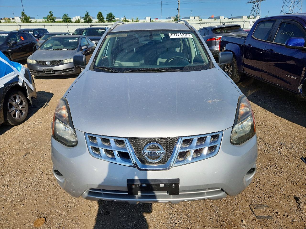 2015 Nissan Rogue Select S Silver vin: JN8AS5MV7FW769946