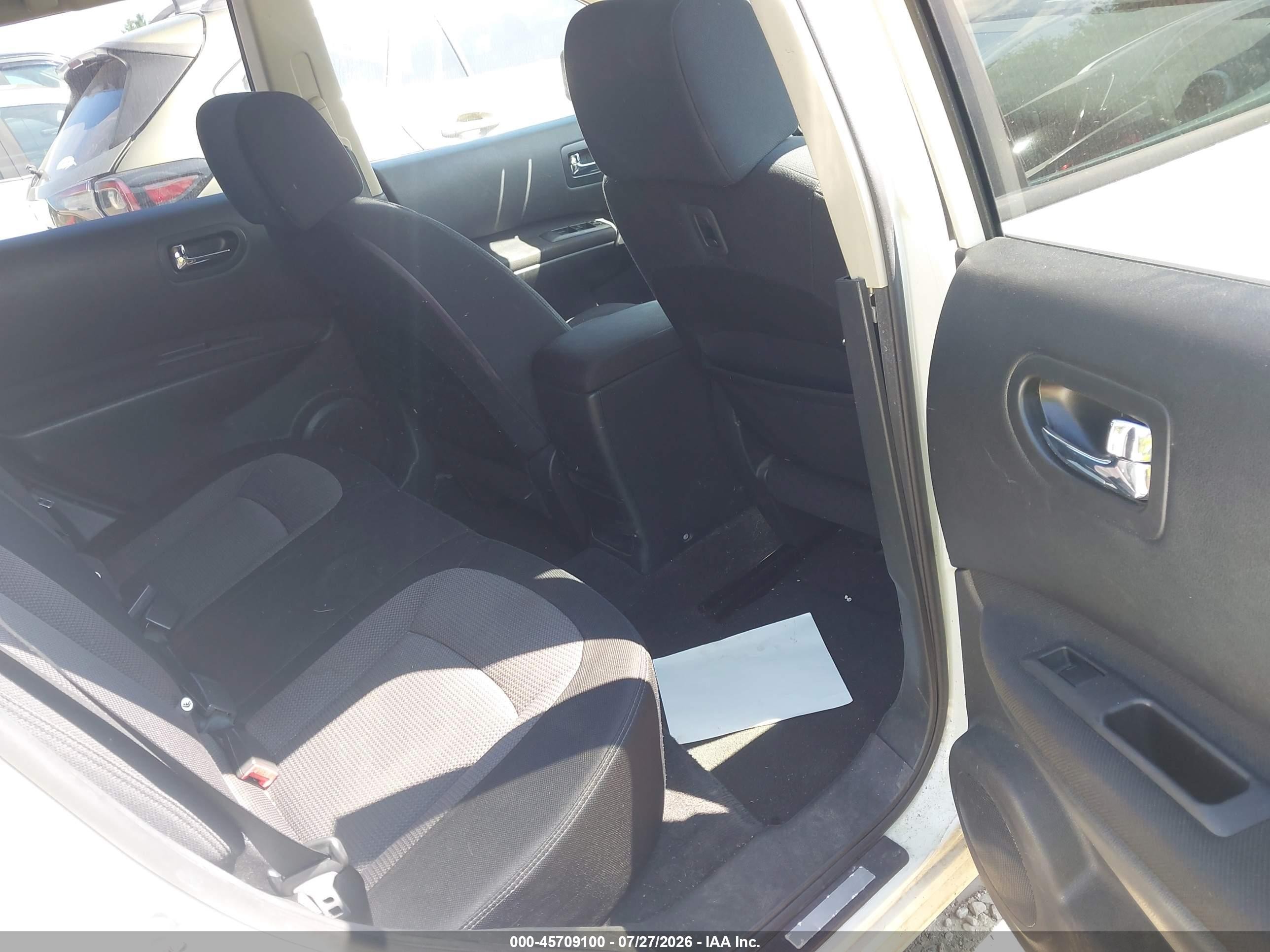 2010 Nissan Rogue Sl White vin: JN8AS5MV8AW100237